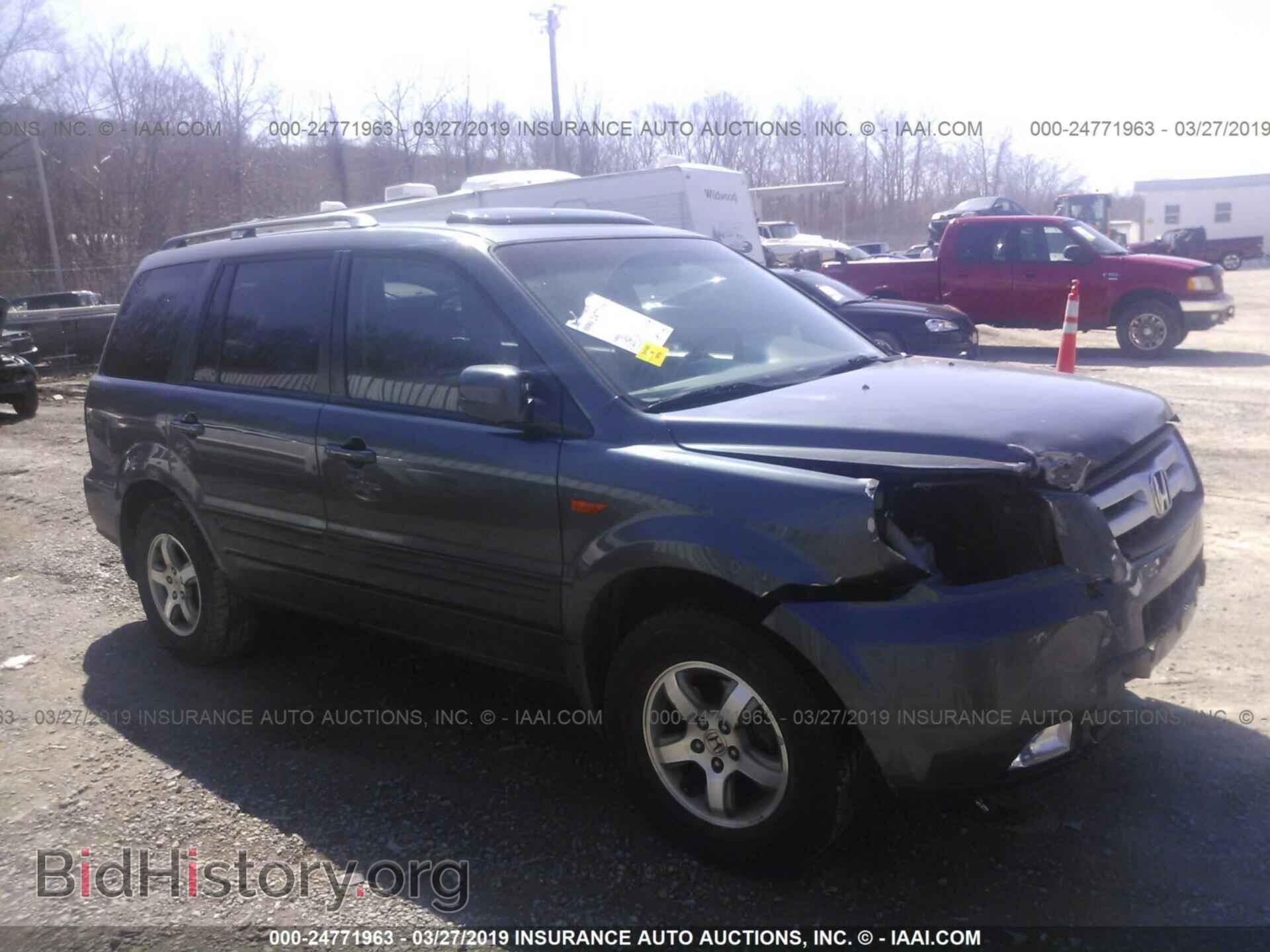 Photo 5FNYF18766B030221 - HONDA PILOT 2006