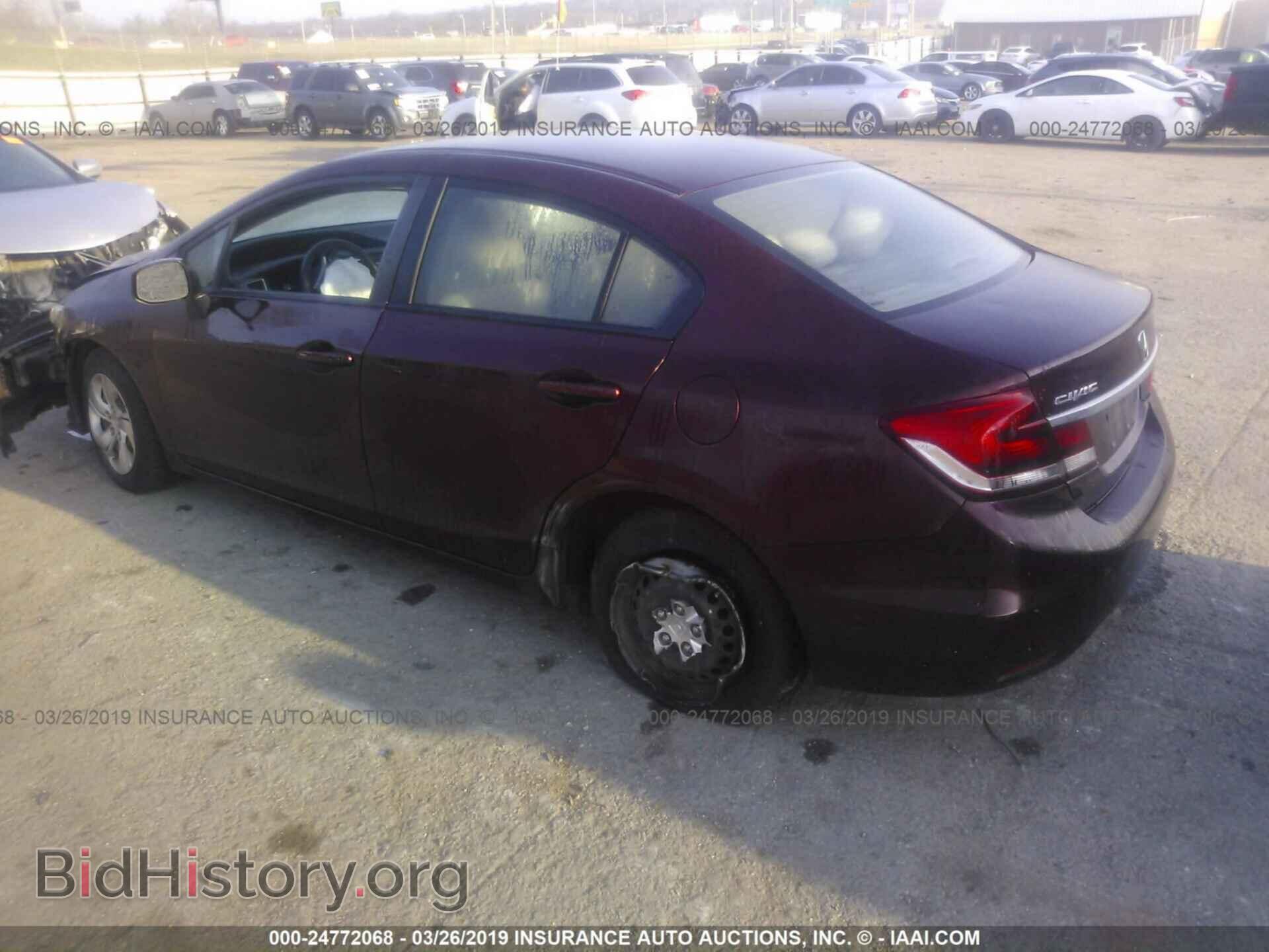 2013 HONDA CIVIC - VIN: 19XFB2F50DE024430 - Фото 3