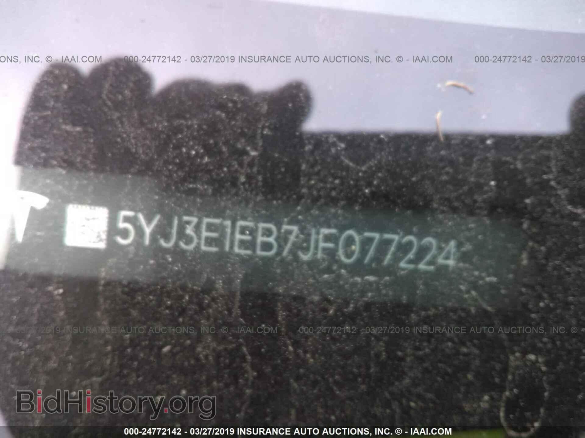 2018 TESLA MODEL 3 - VIN: 5YJ3E1EB7JF077224 - Фото 9