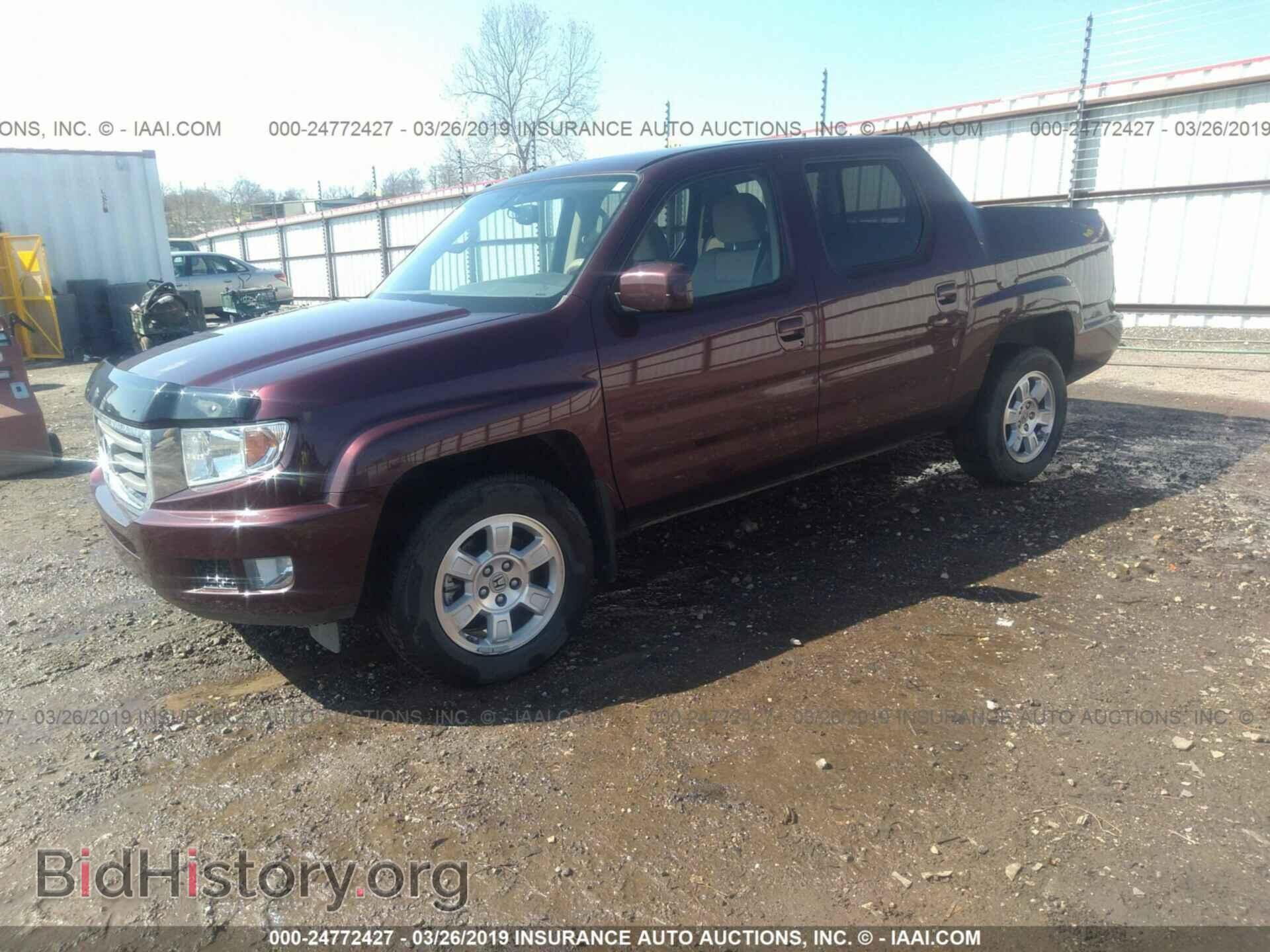 2013 HONDA RIDGELINE - VIN: 5FPYK1F42DB014414 - Фото 2
