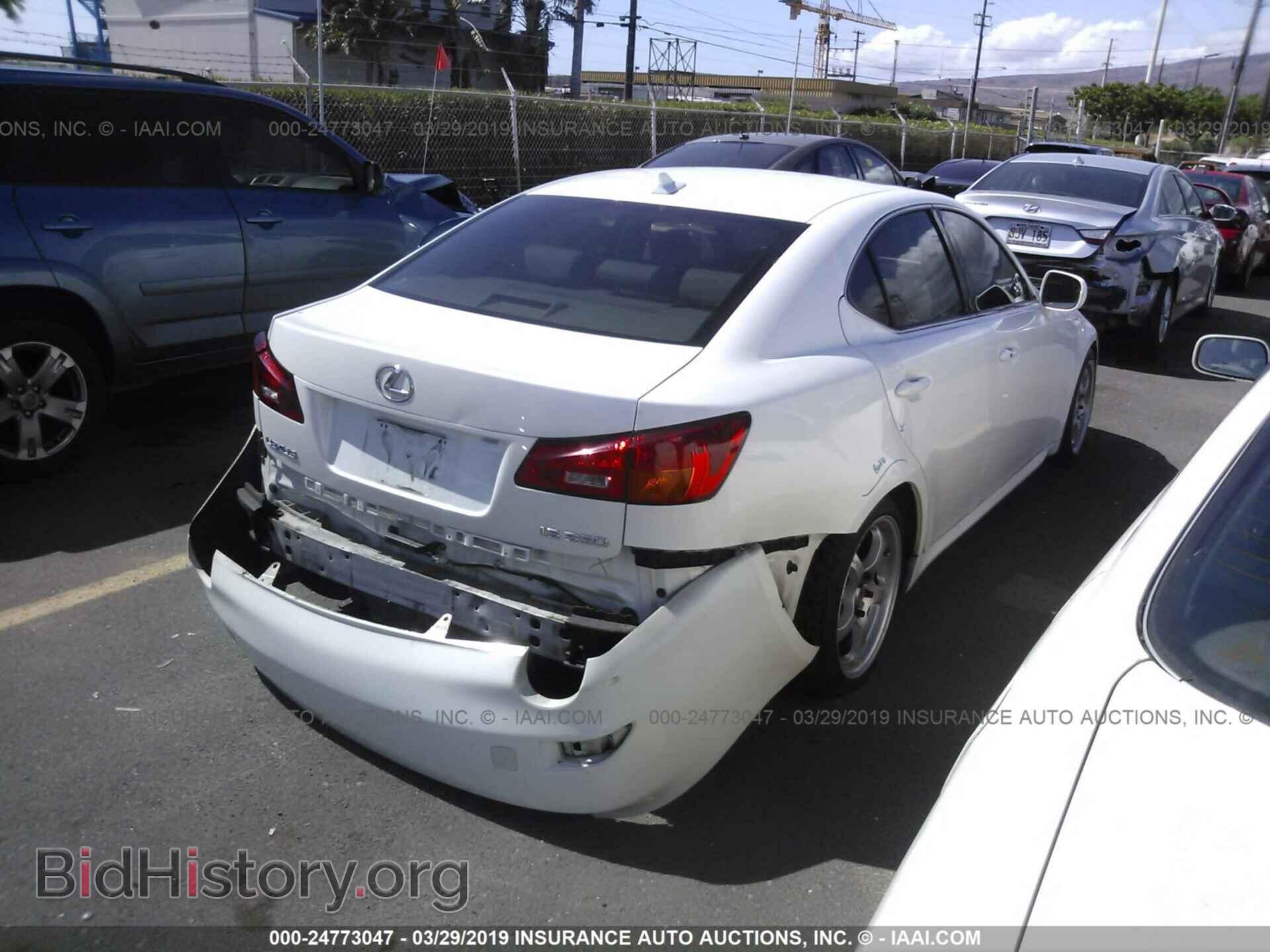 2007 LEXUS IS - VIN: JTHBE262272012159 - Фото 4
