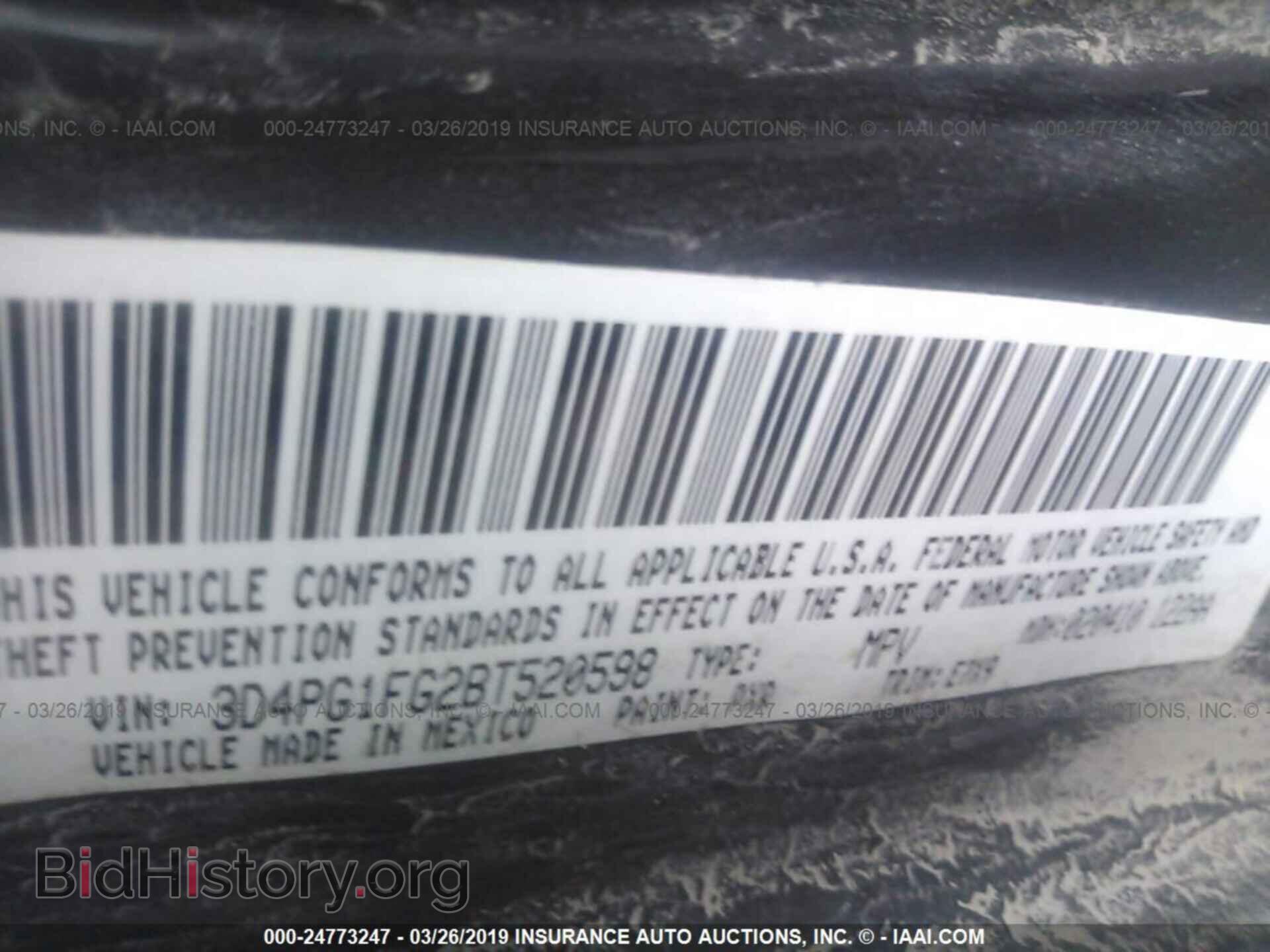 2011 DODGE JOURNEY - VIN: 3D4PG1FG2BT520598 - Фото 9