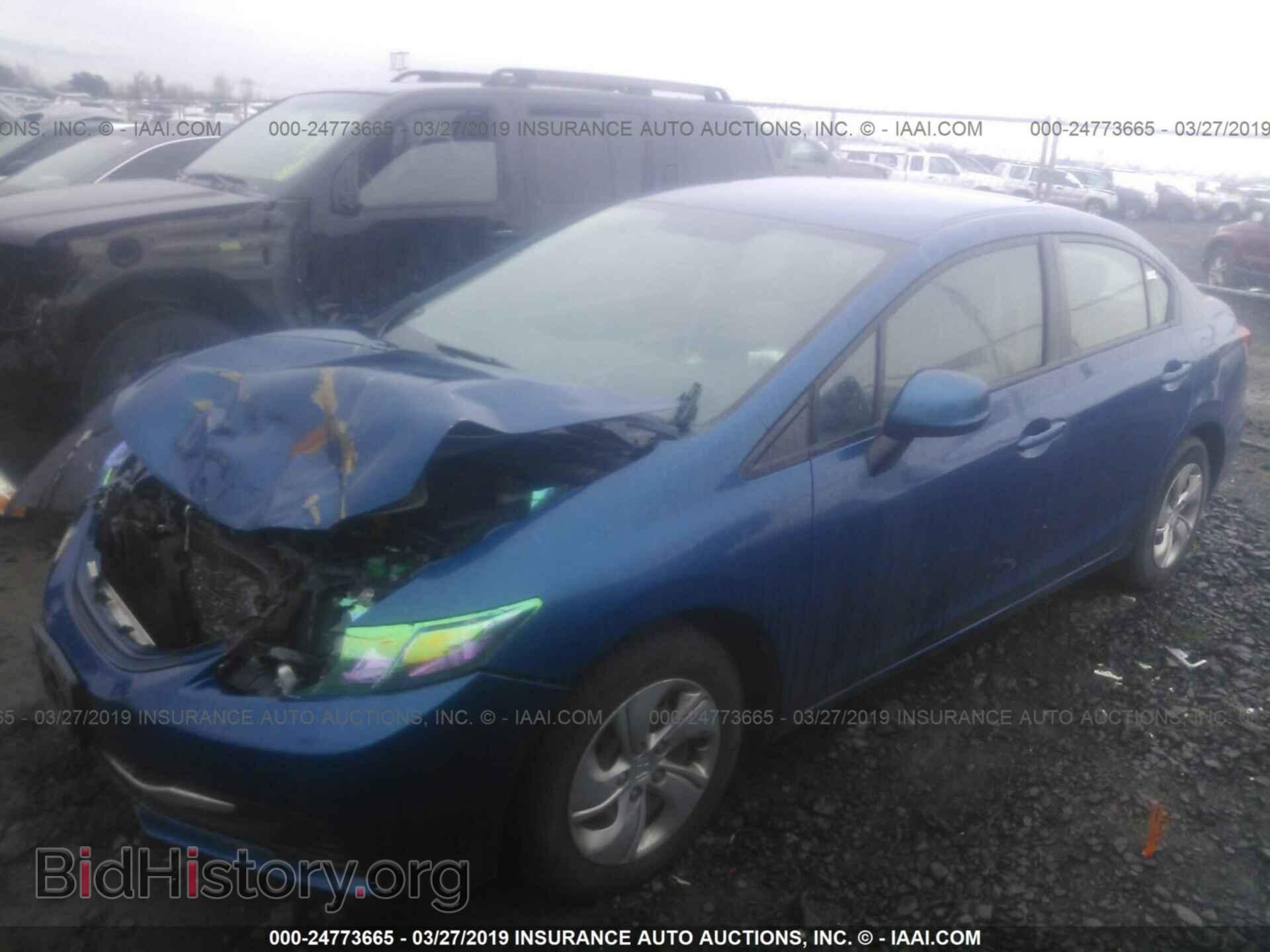 2013 HONDA CIVIC - VIN: 2HGFB2F5XDH552756 - Фото 2
