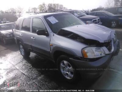 2001 Mazda TRIBUTE LX/ES, серый — VIN 4F2YU09111KM68652, IAAI