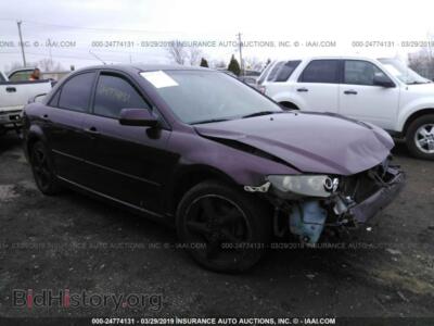 2006 Mazda 6 S, red — VIN 1YVHP80D765M32932, IAAI