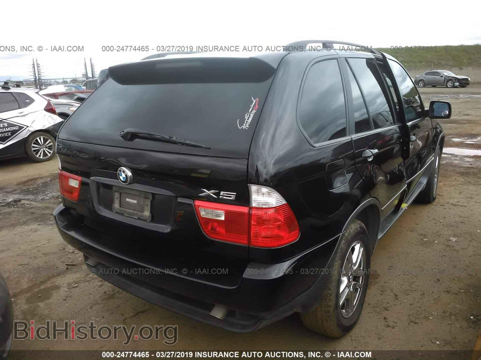 2005 BMW X5 - VIN: 5UXFA13555LU47741 - Фото 4