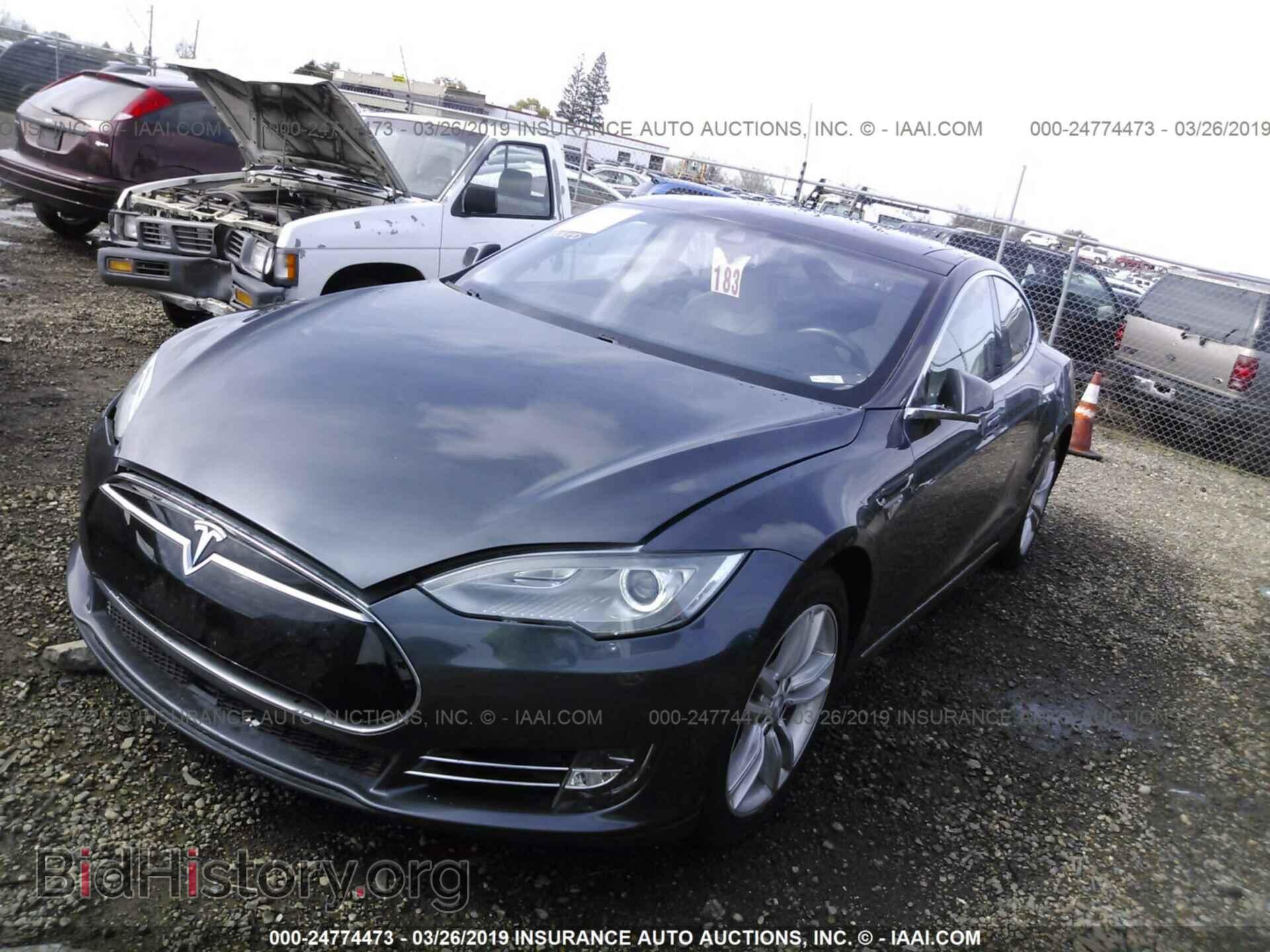 2014 TESLA MODEL S - VIN: 5YJSA1H13EFP61252 - Photo 2