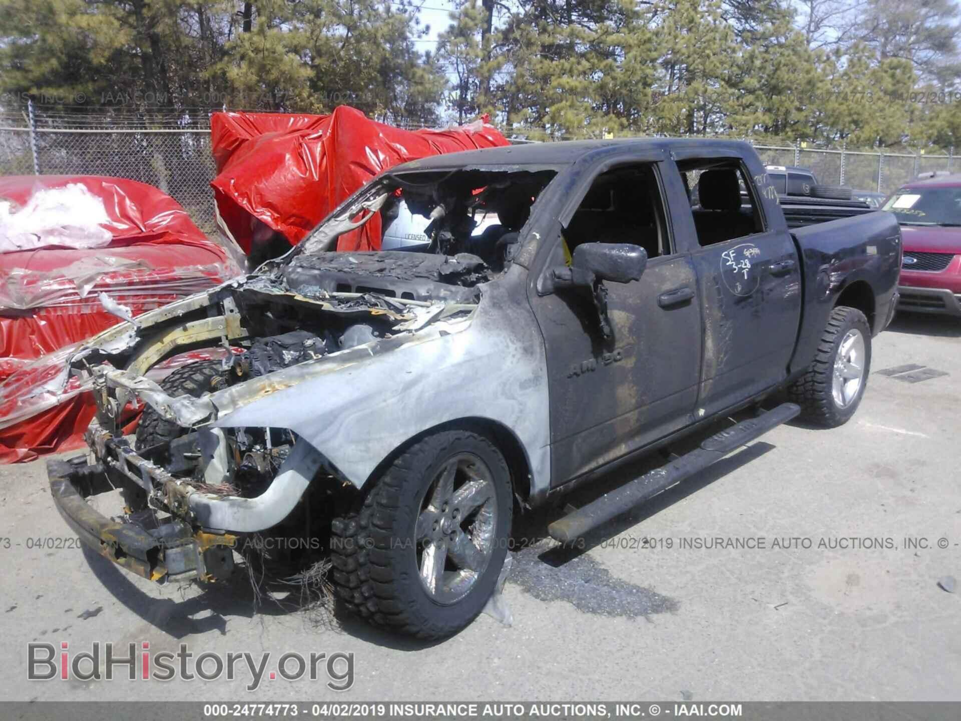 2012 DODGE RAM 1500 - VIN: 1C6RD7MTXCS293656 - Фото 2