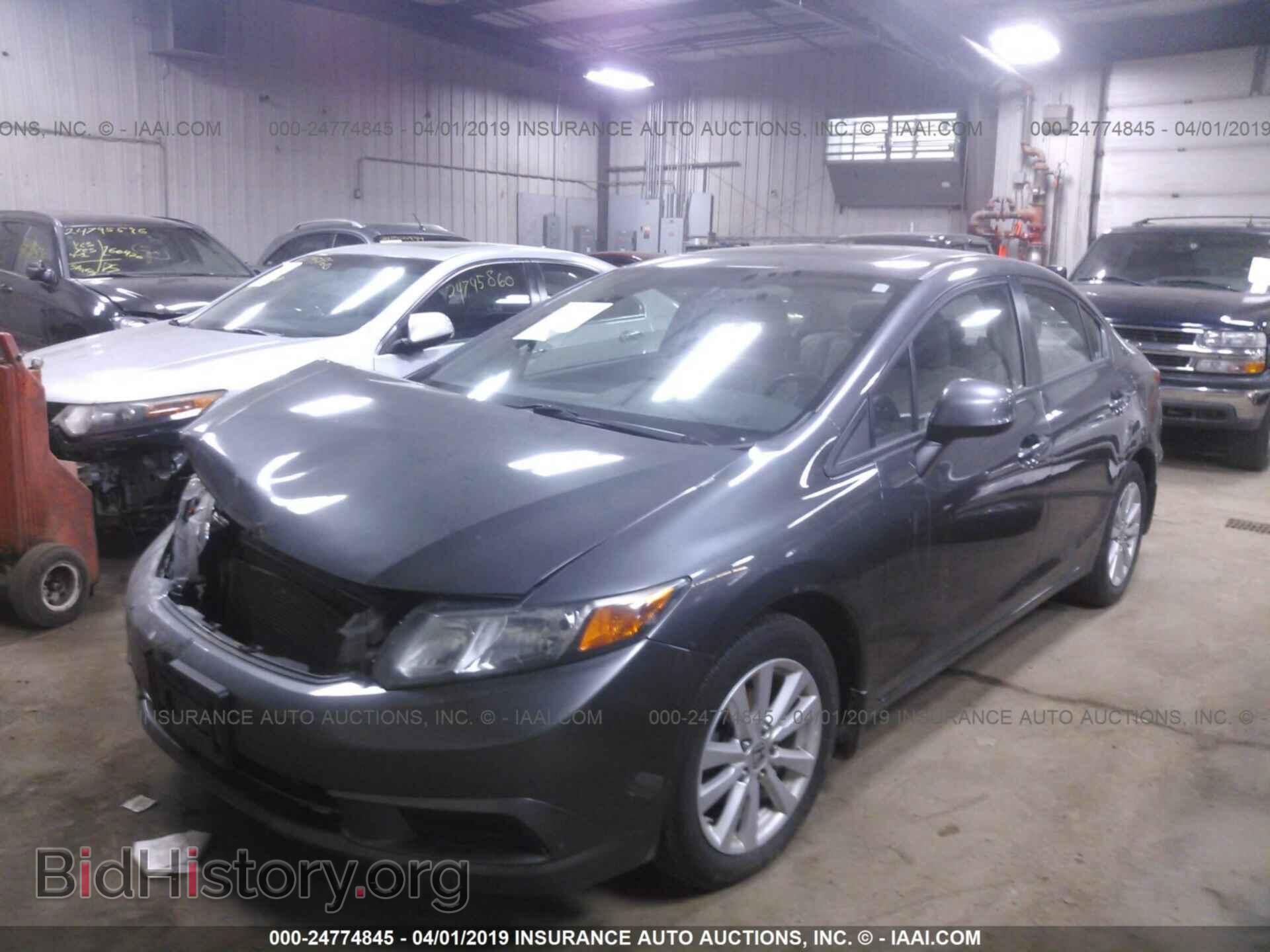 2012 HONDA CIVIC - VIN: 2HGFB2F97CH307043 - Photo 2