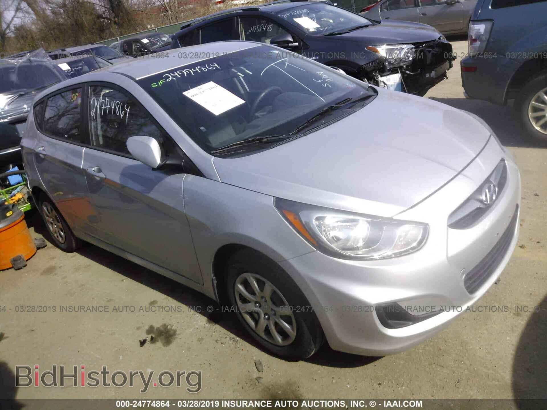Фотография KMHCT5AE7CU058739 - HYUNDAI ACCENT 2012