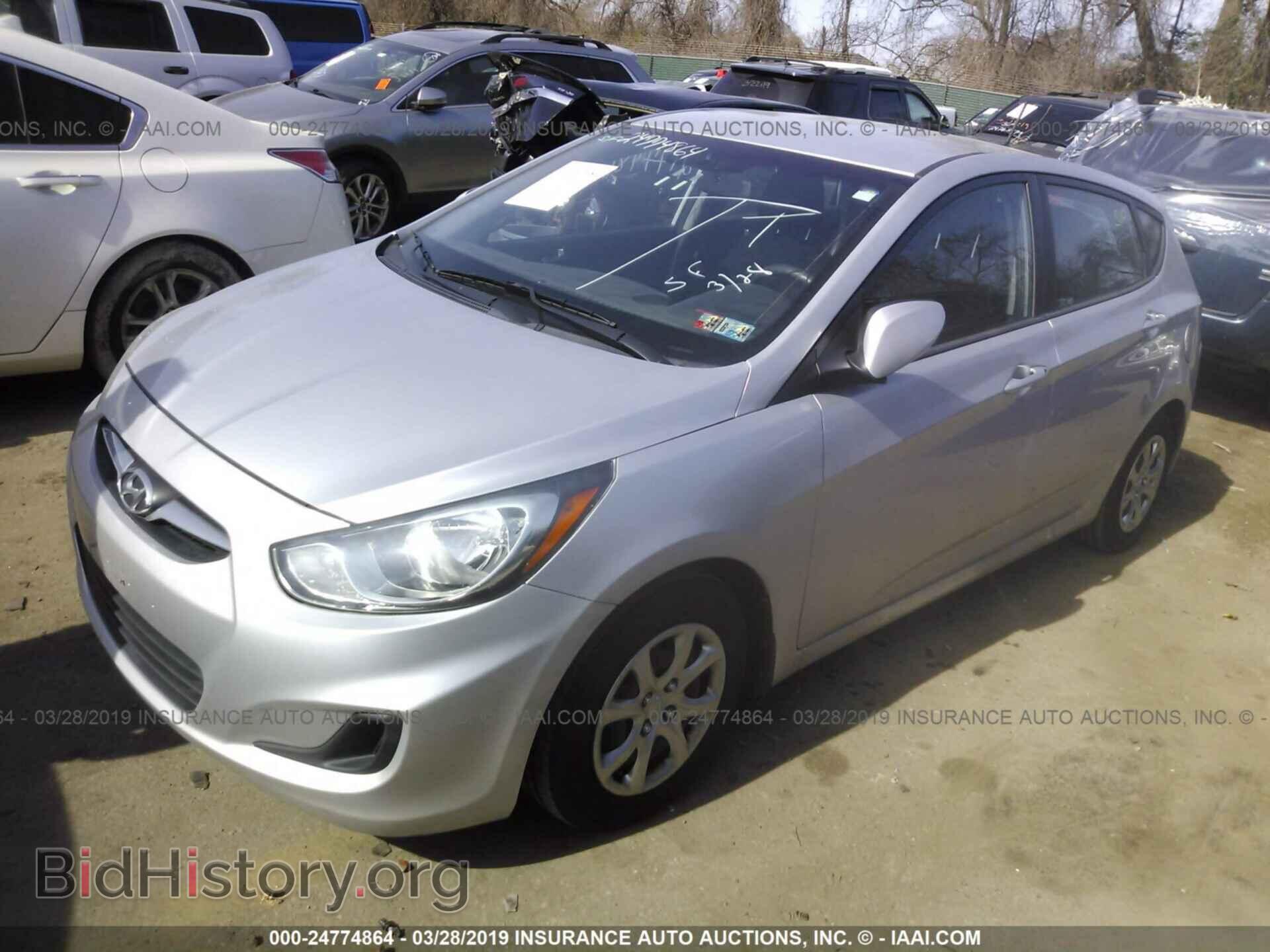 2012 HYUNDAI ACCENT - VIN: KMHCT5AE7CU058739 - Фото 2