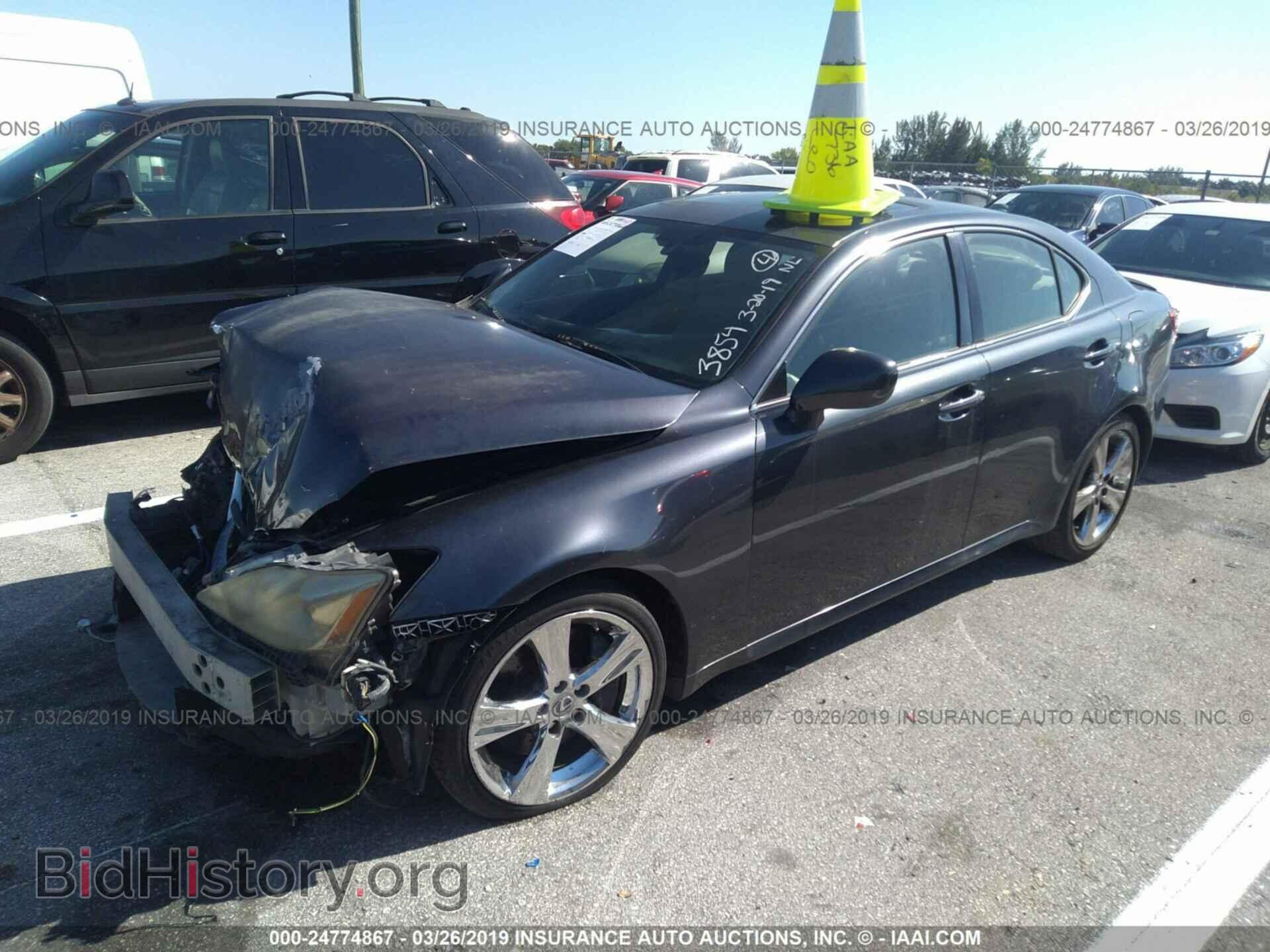 2008 LEXUS IS - VIN: JTHBE262182013854 - Фото 2