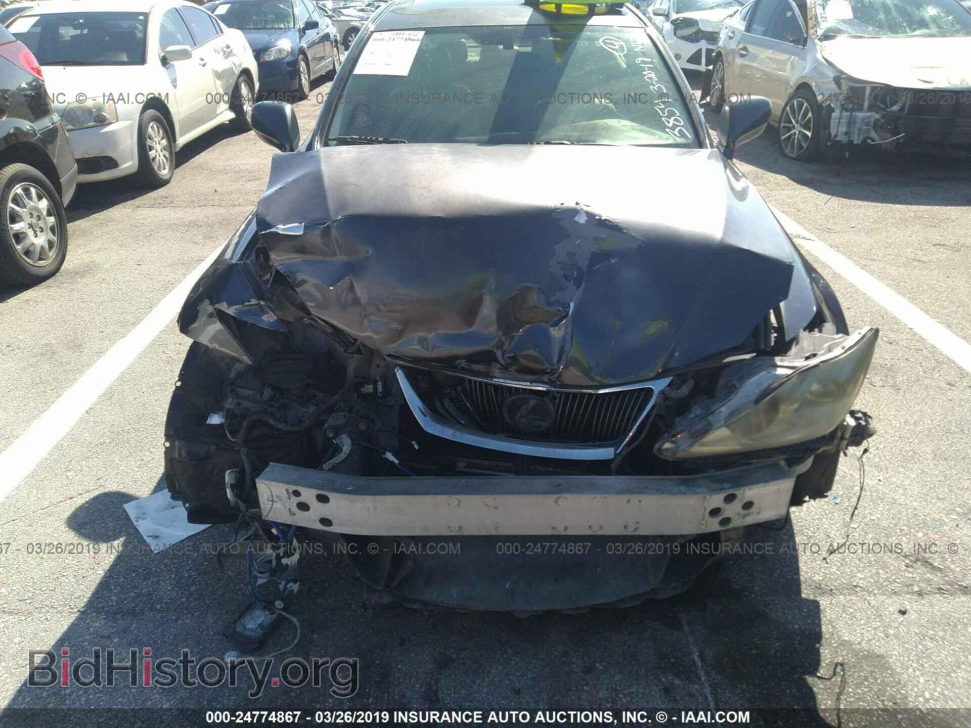 2008 LEXUS IS - VIN: JTHBE262182013854 - Фото 6