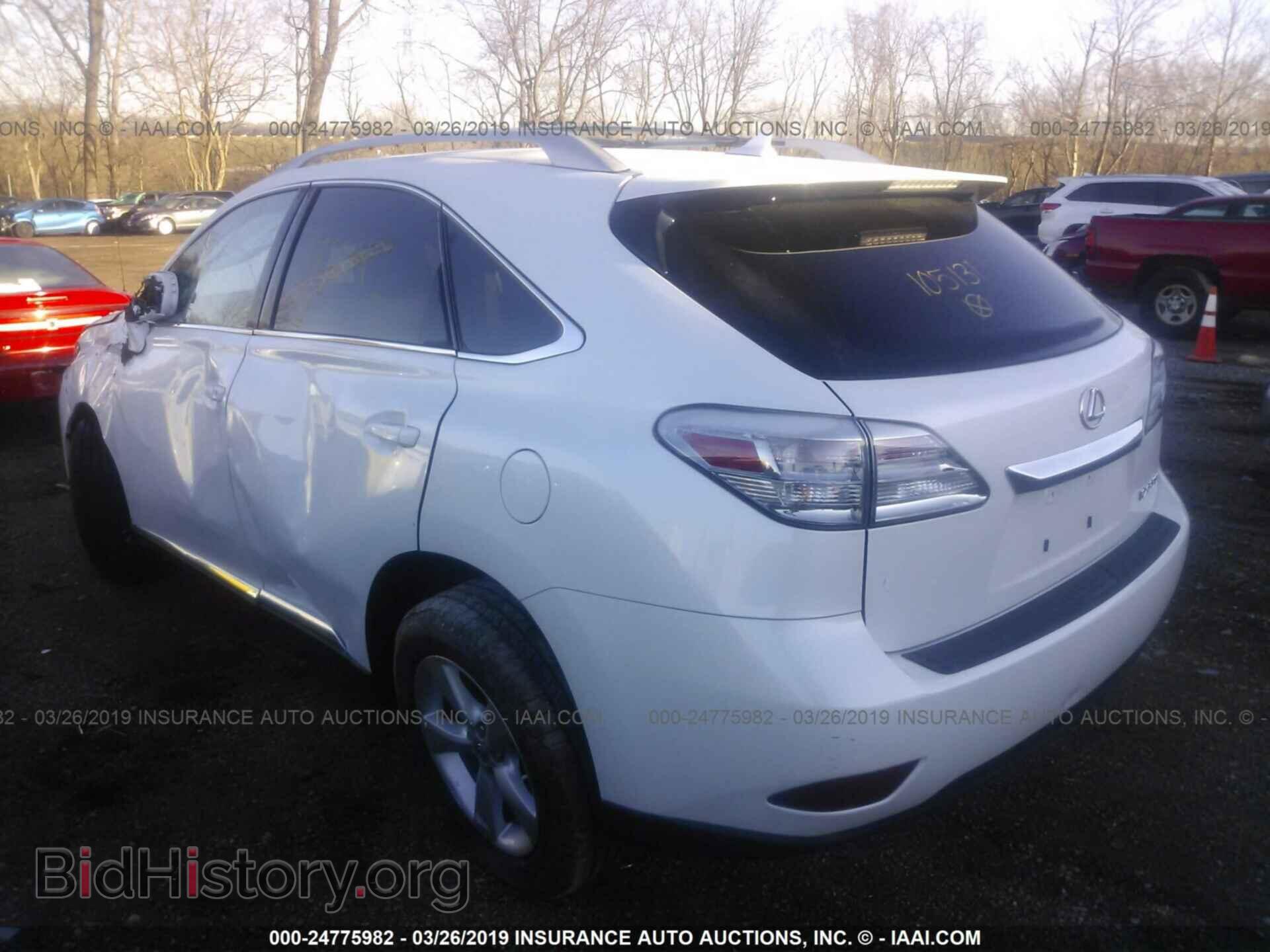 2011 LEXUS RX - VIN: 2T2BK1BA8BC105131 - Фото 3