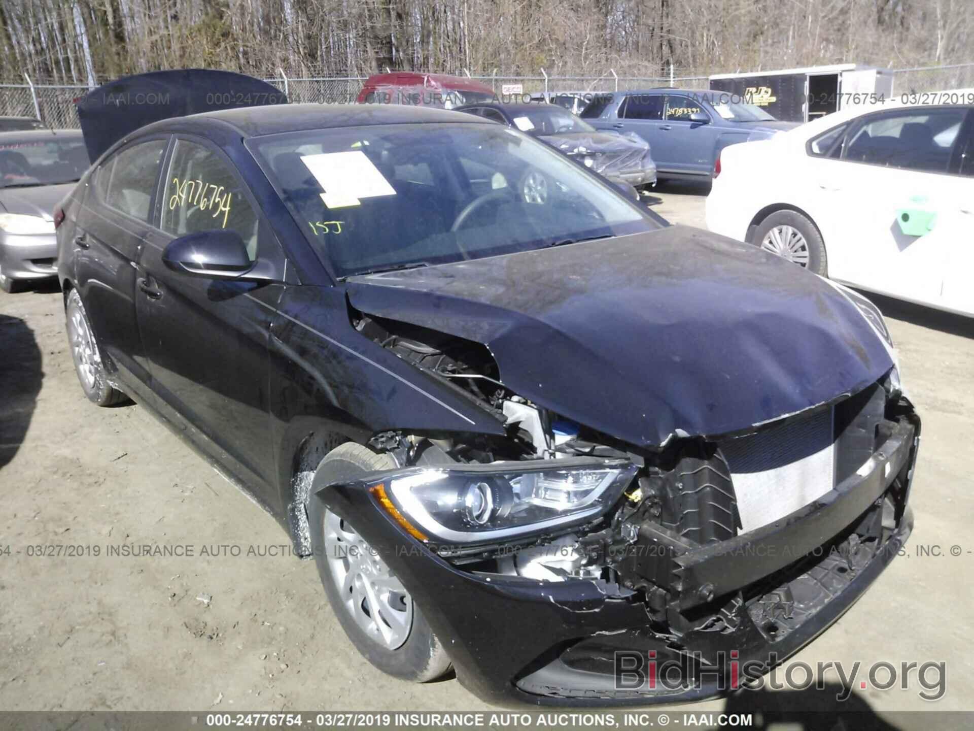 Photo KMHD74LF4HU433017 - HYUNDAI ELANTRA 2017