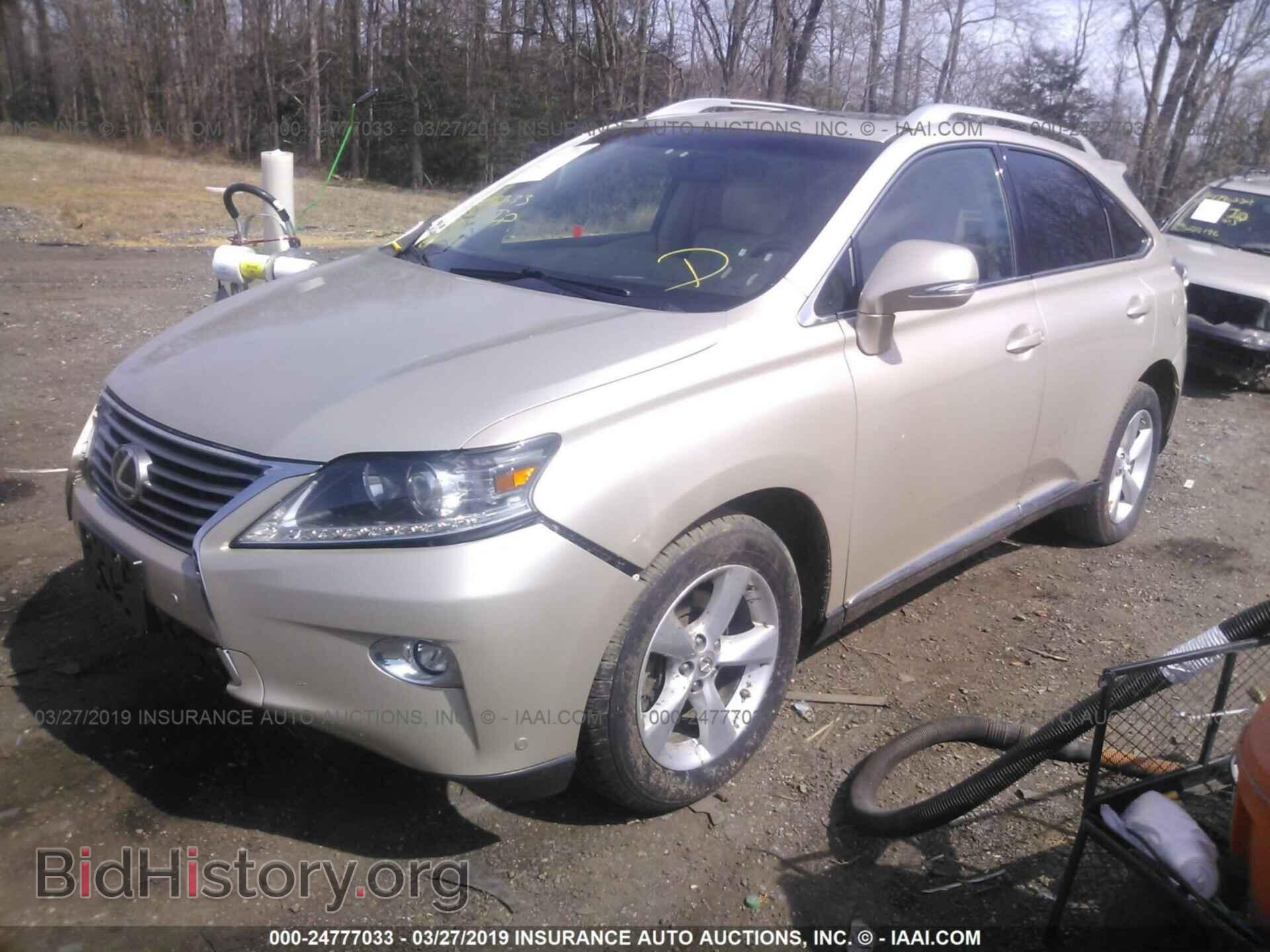 2015 LEXUS RX - VIN: 2T2BK1BAXFC341673 - Фото 2