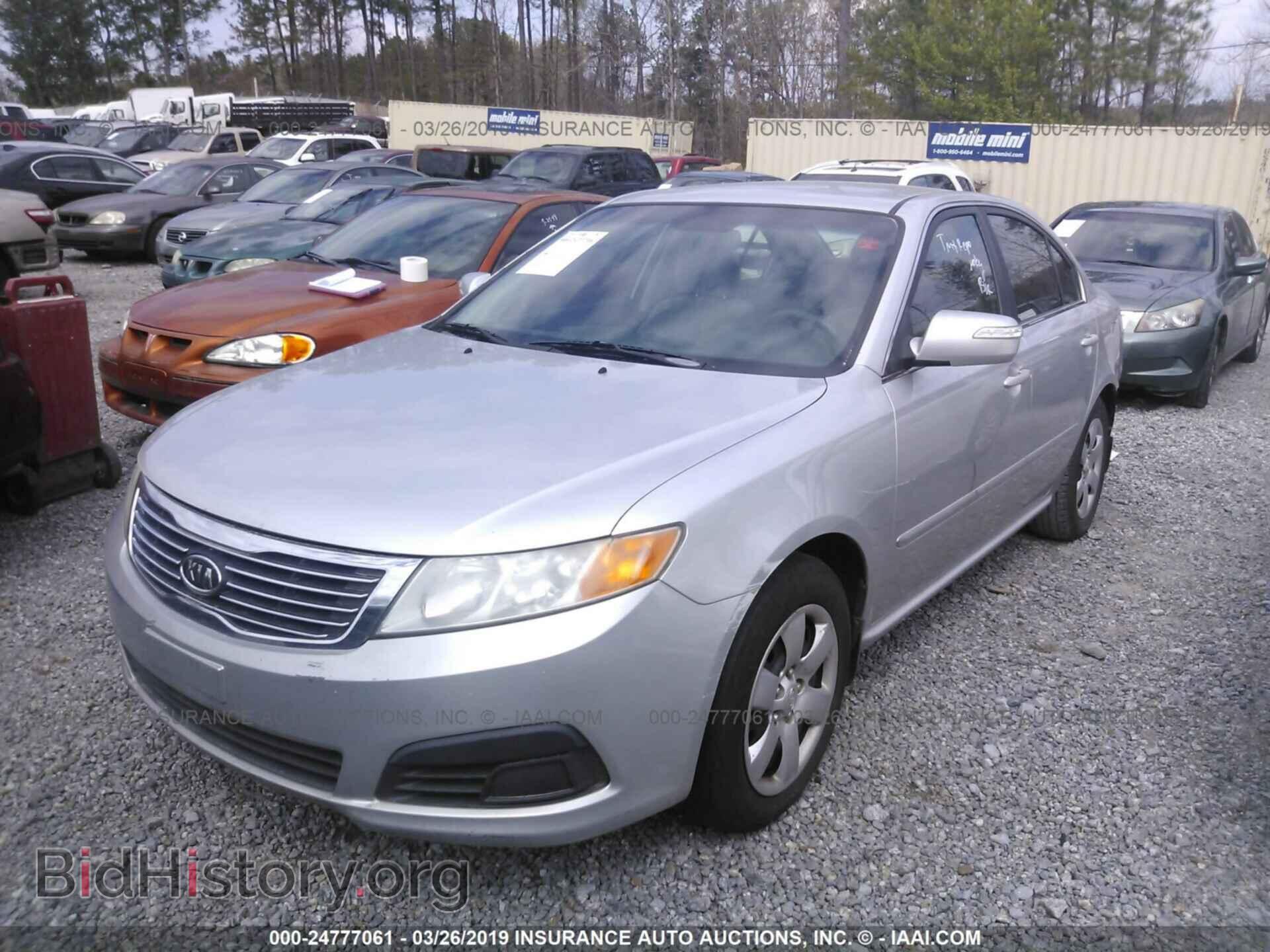 2009 KIA OPTIMA - VIN: KNAGE228695350972 - Фото 2