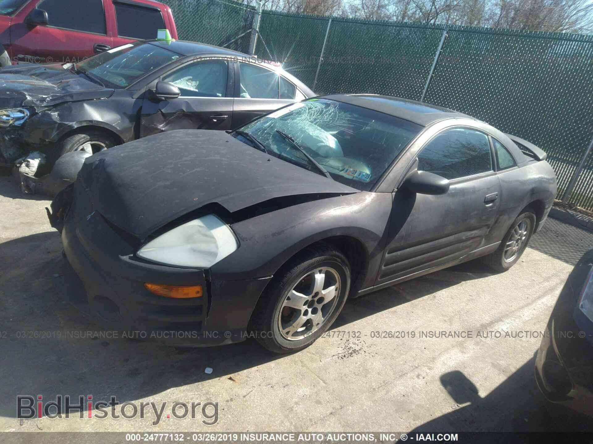 2004 MITSUBISHI ECLIPSE - VIN: 4A3AC44G24E061351 - Фото 2