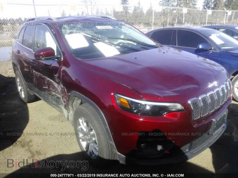 2019 Jeep CHEROKEE (VIN 1C4PJMLB8KD181702) — photo 1 of 10, IAAI, damage: front end