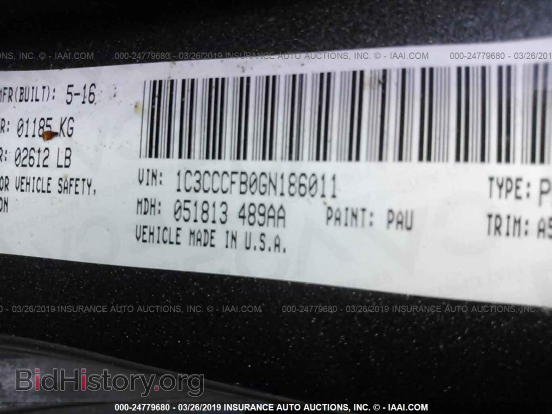 2016 CHRYSLER 200 - VIN: 1C3CCCFB0GN186011 - Photo 9