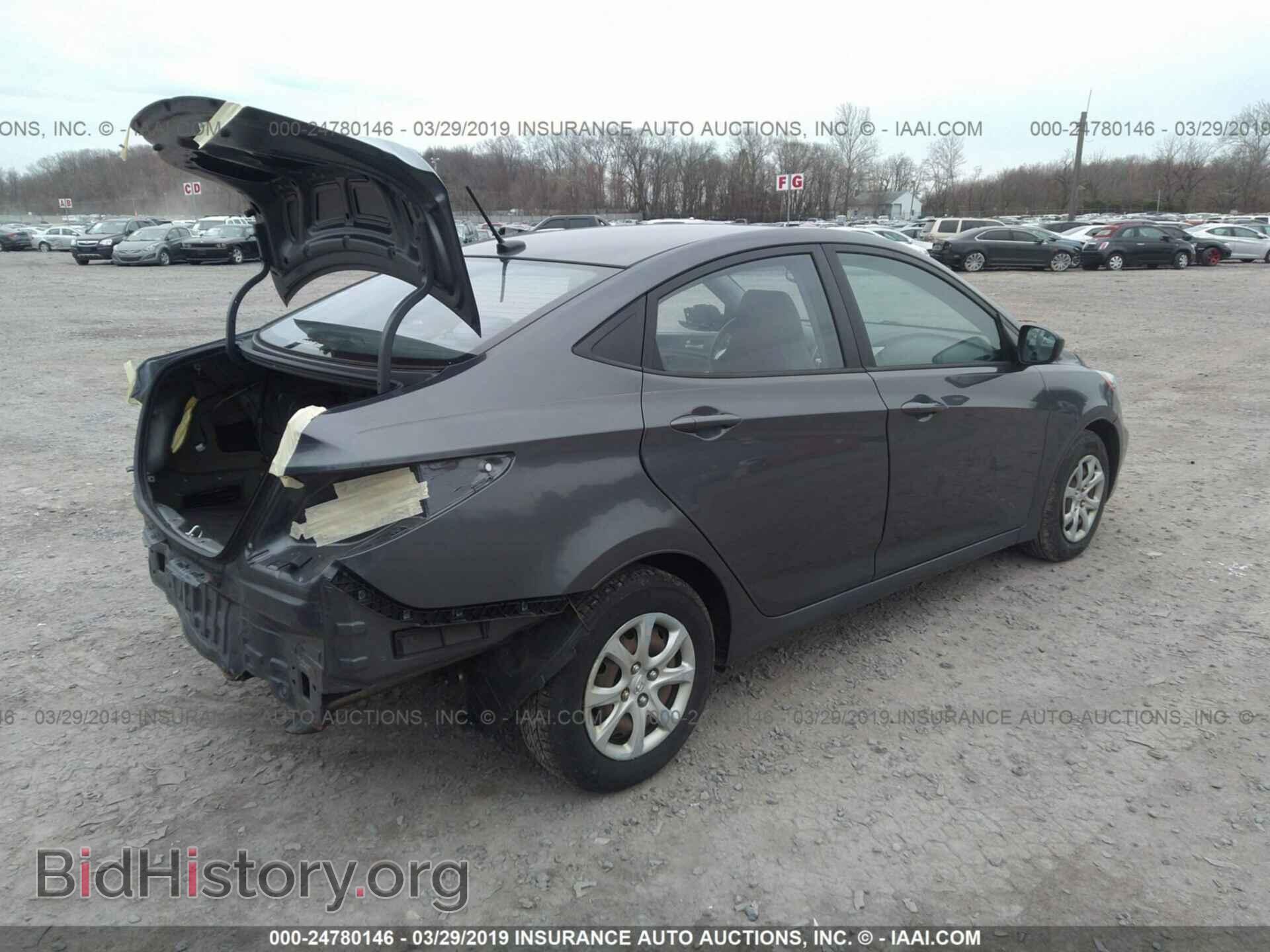 2013 HYUNDAI ACCENT - VIN: KMHCT4AE4DU280179 - Фото 4