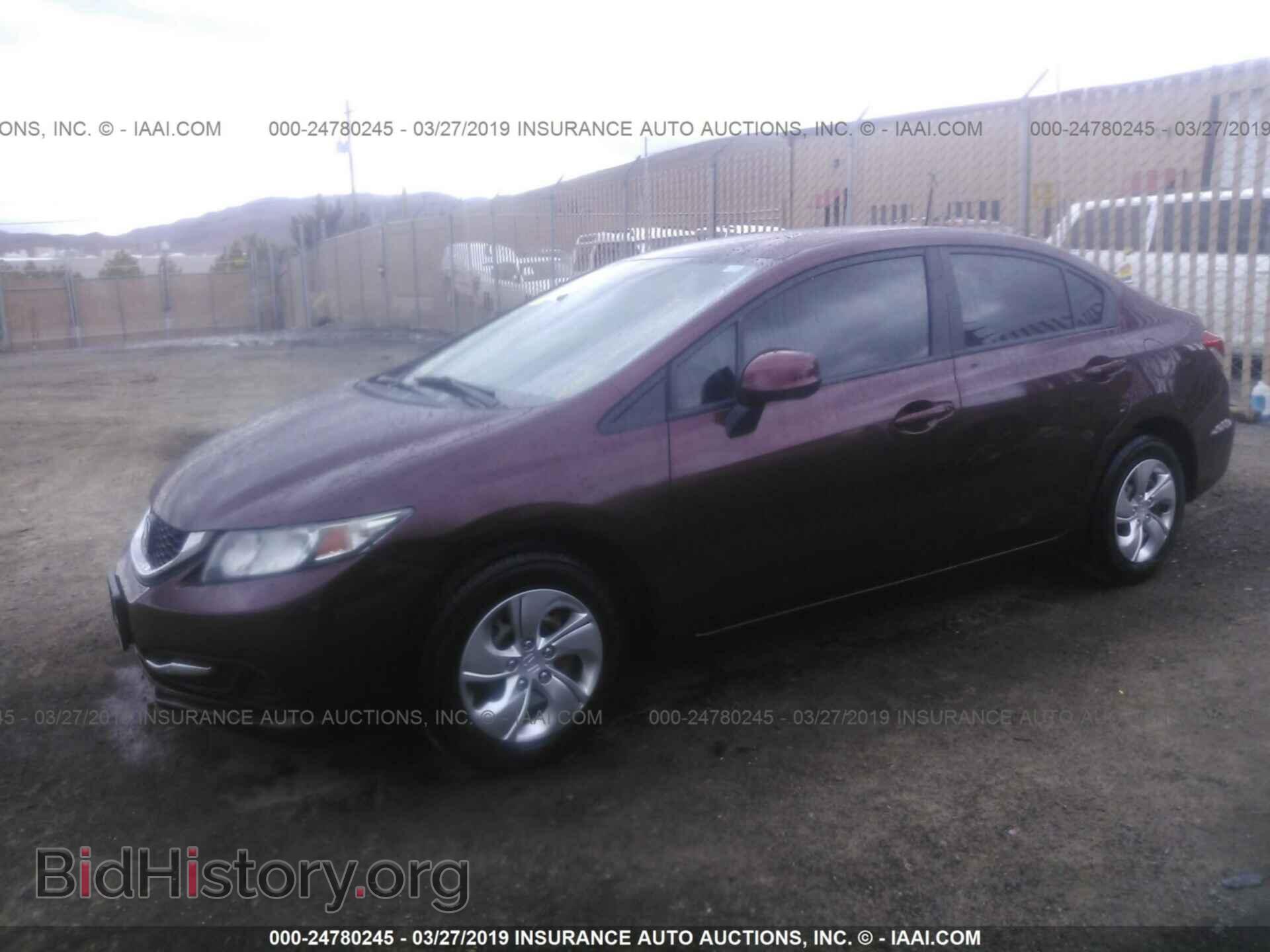 2013 HONDA CIVIC - VIN: 19XFB2F52DE016457 - Фото 2