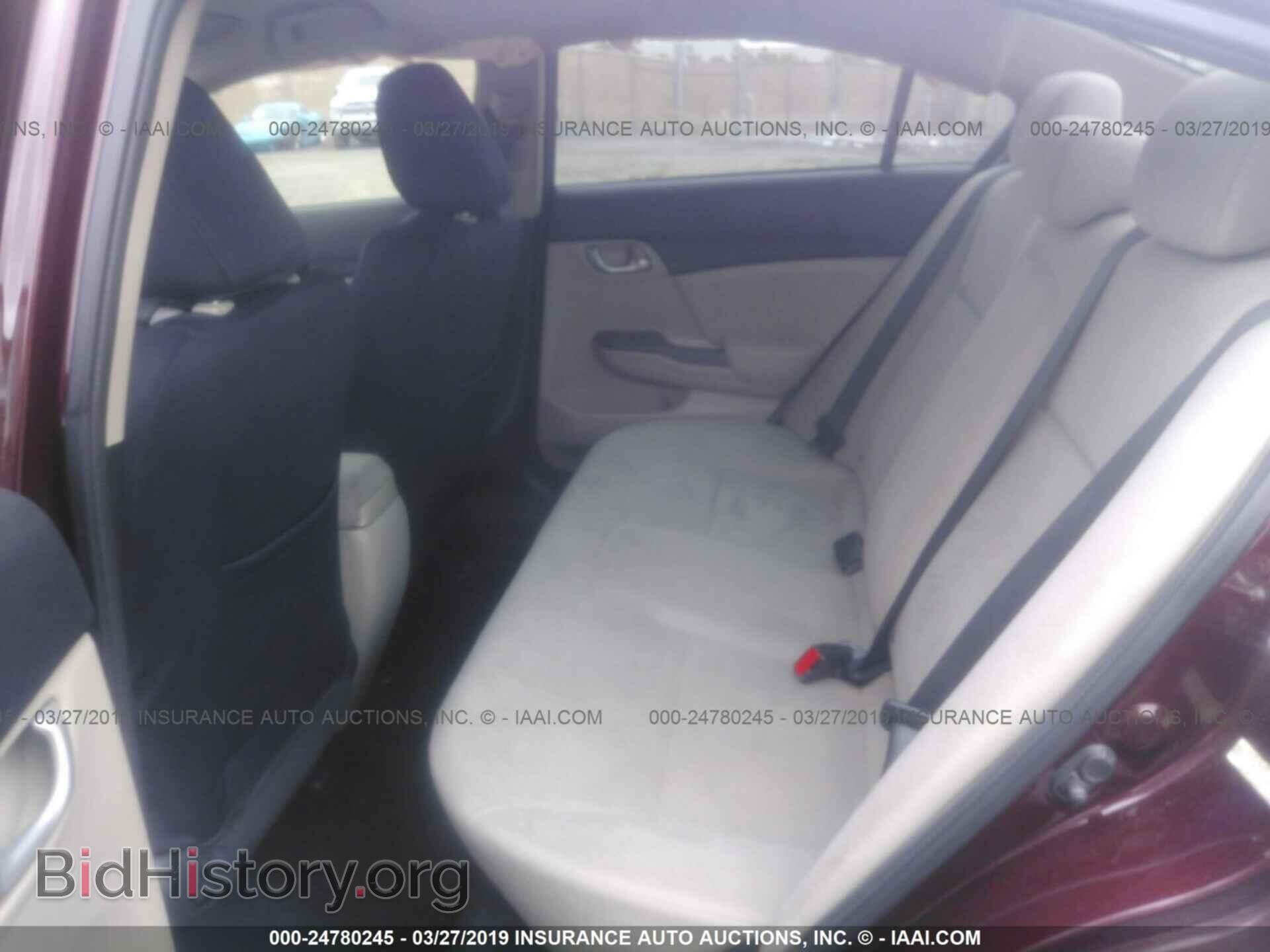 2013 HONDA CIVIC - VIN: 19XFB2F52DE016457 - Фото 8