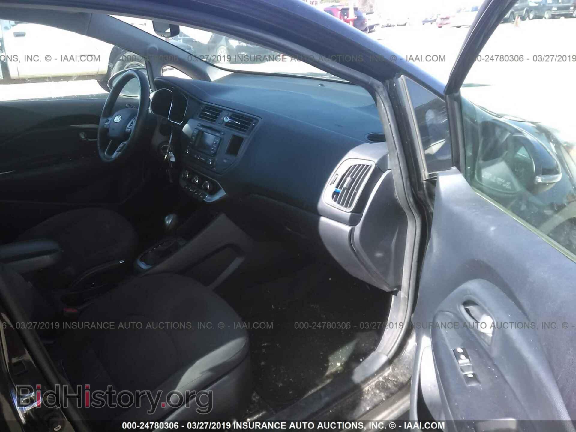 2012 KIA RIO - VIN: KNADN4A30C6075637 - Фото 5