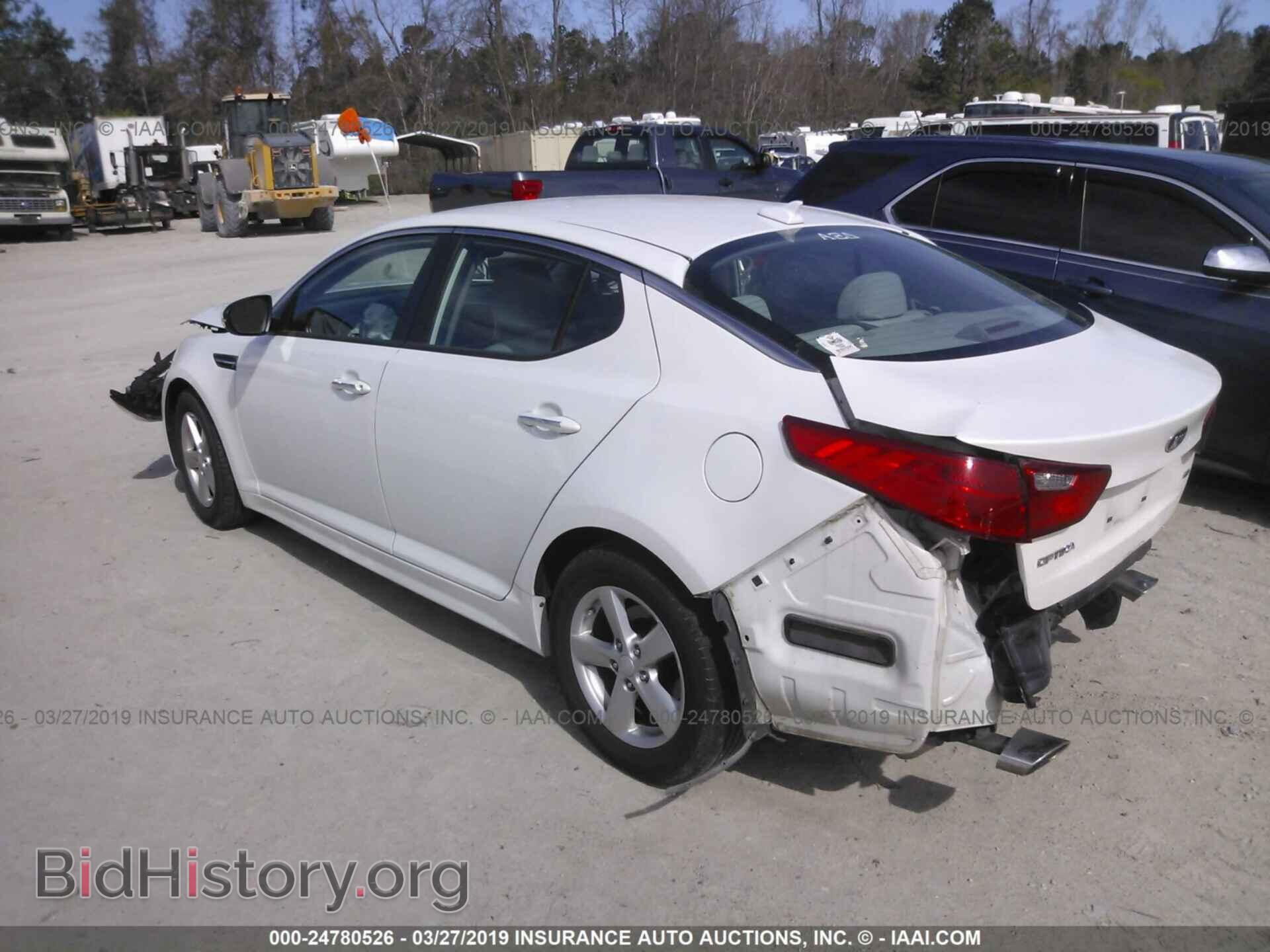 2014 KIA OPTIMA - VIN: KNAGM4A77E5482608 - Photo 3