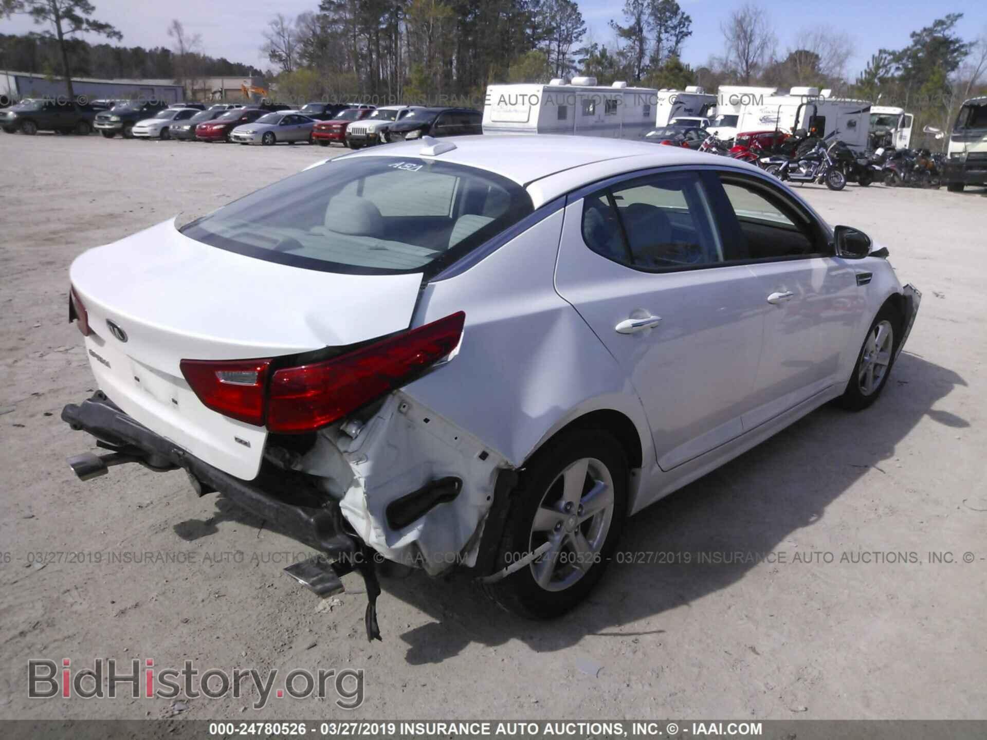 2014 KIA OPTIMA - VIN: KNAGM4A77E5482608 - Photo 4