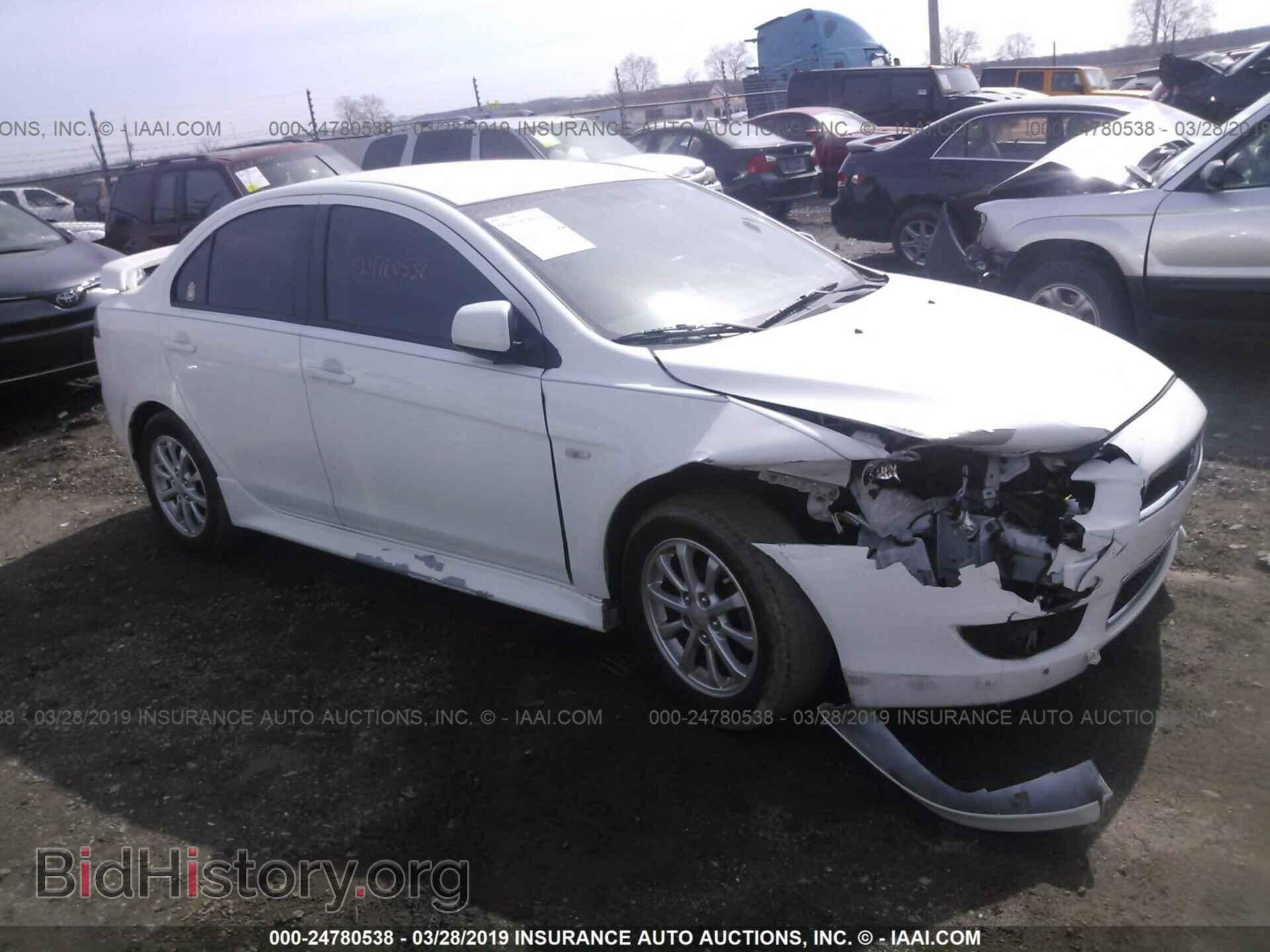 Photo JA32V2FWXCU016087 - MITSUBISHI LANCER 2012