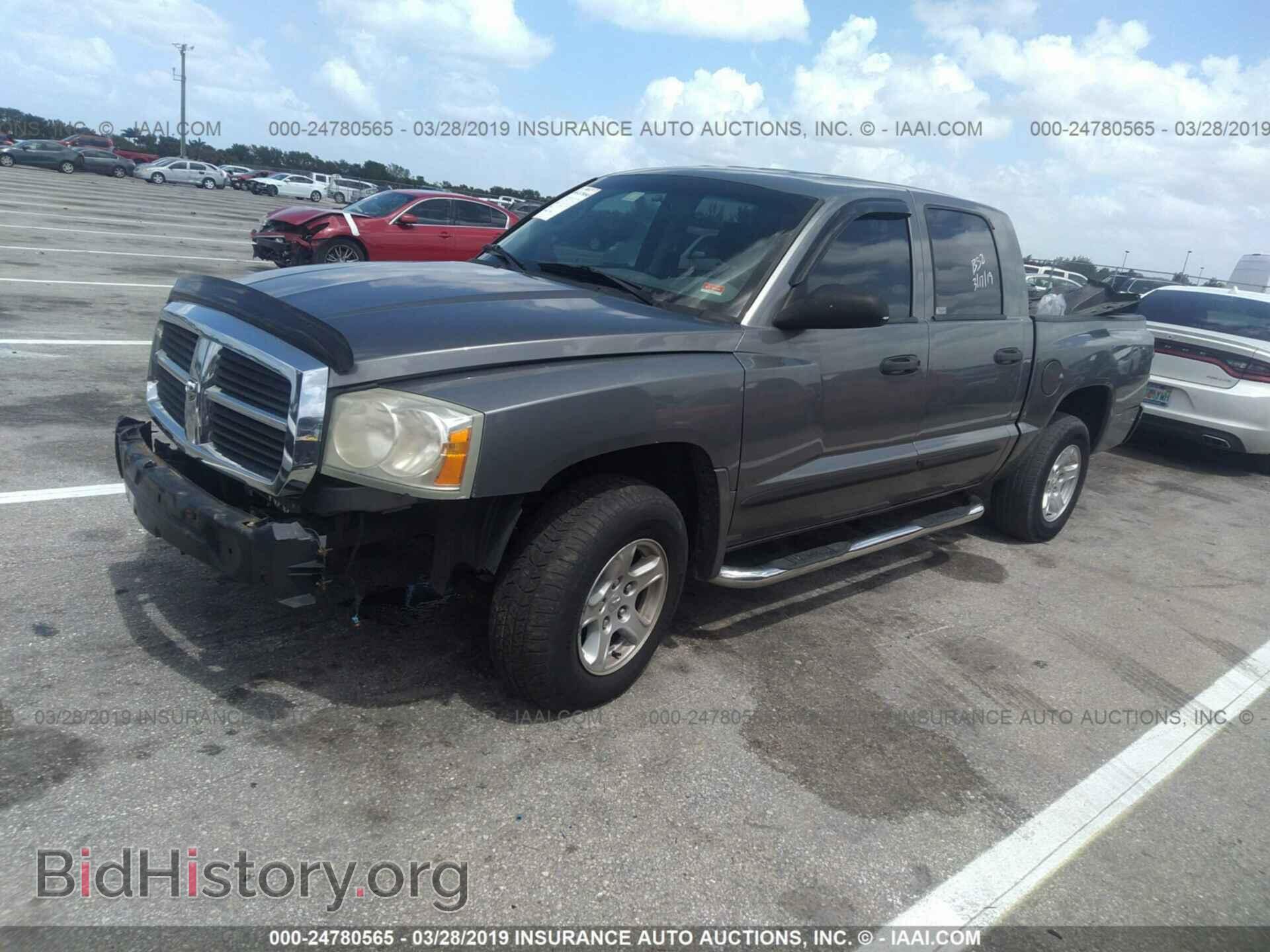 2006 DODGE DAKOTA - VIN: 1D7HE48KX6S533039 - Фото 2