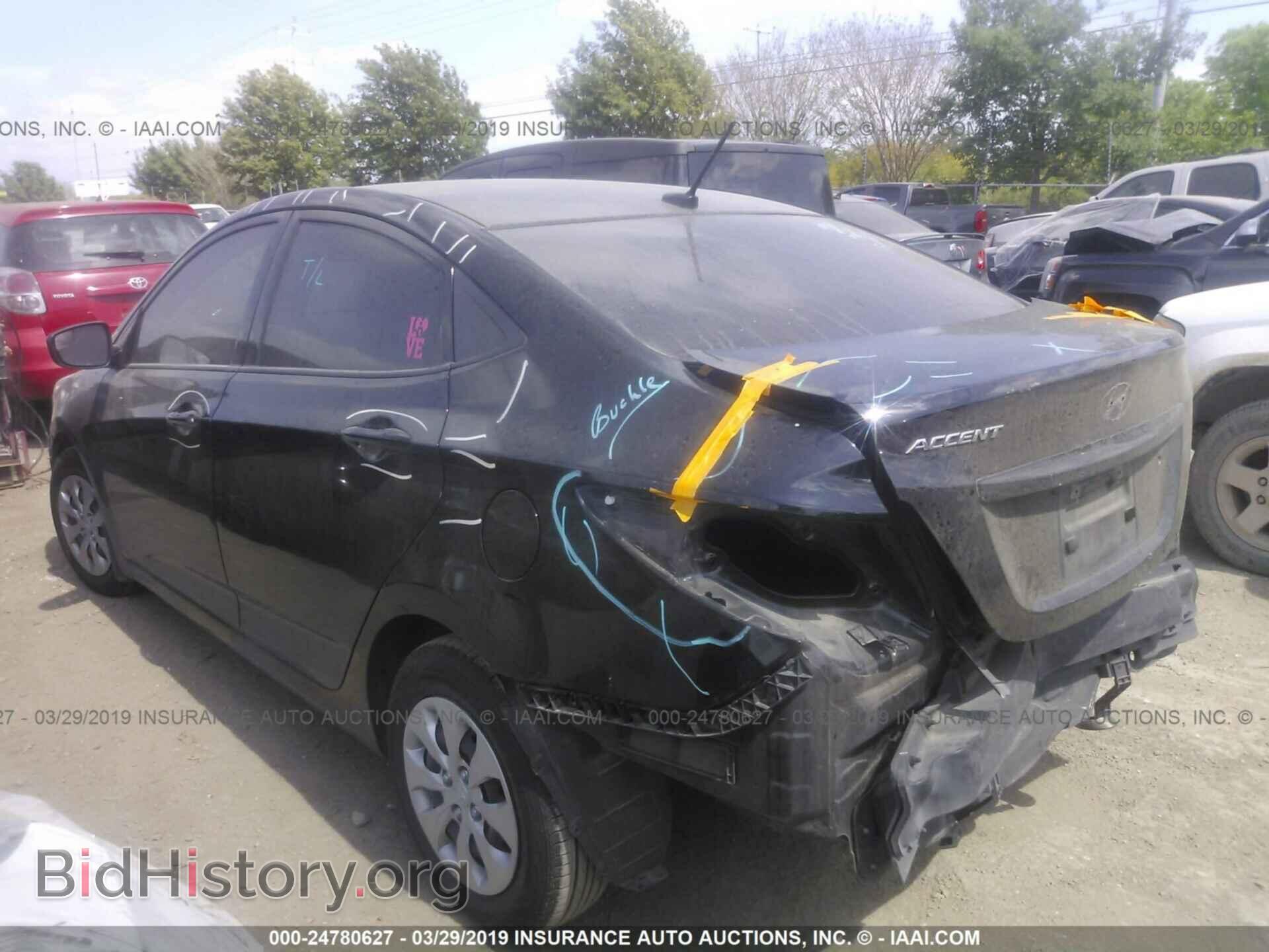 2016 HYUNDAI ACCENT - VIN: KMHCT4AE9GU991204 - Фото 3