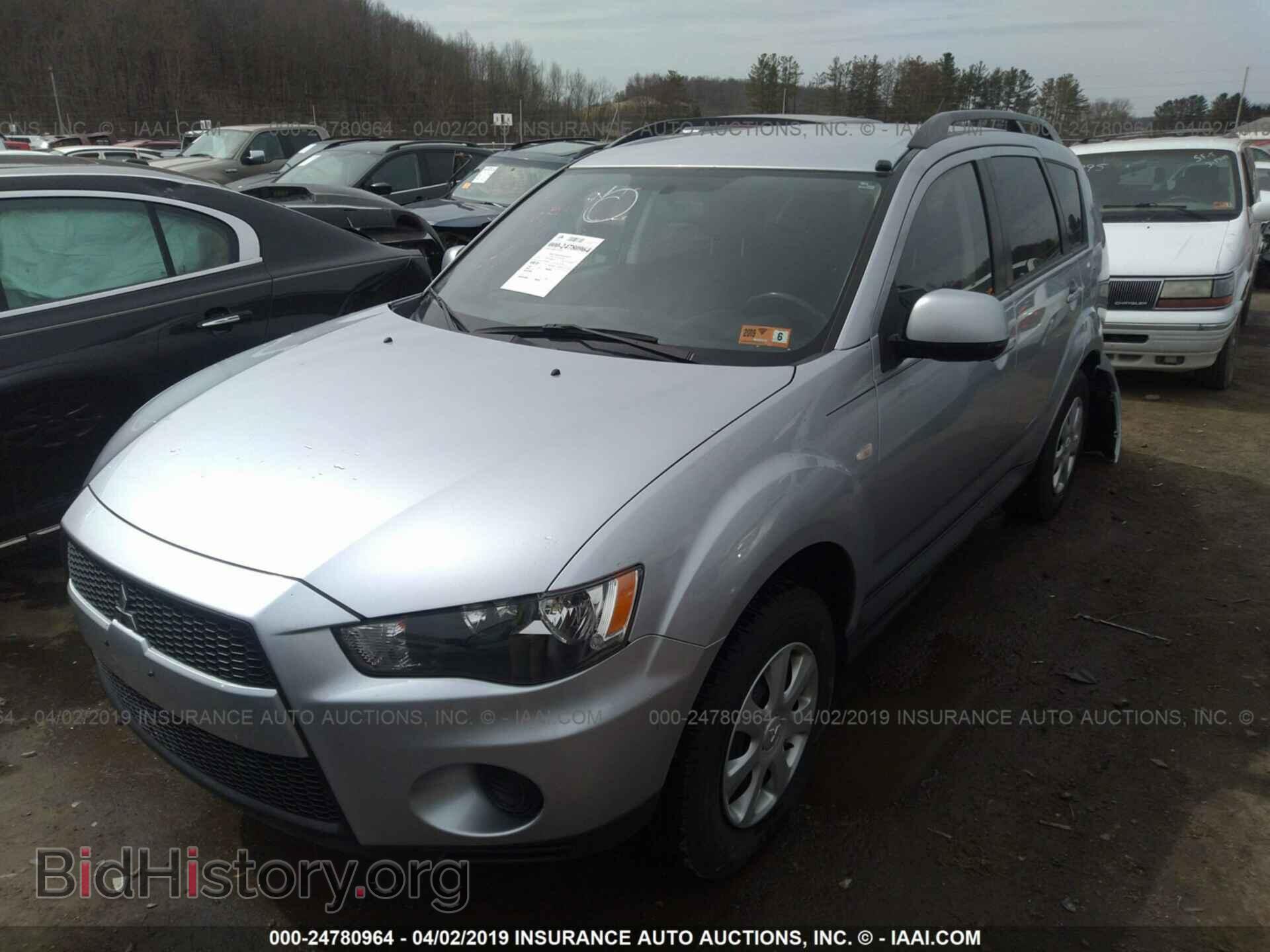 2013 MITSUBISHI OUTLANDER - VIN: JA4AS2AW7DU005282 - Фото 2