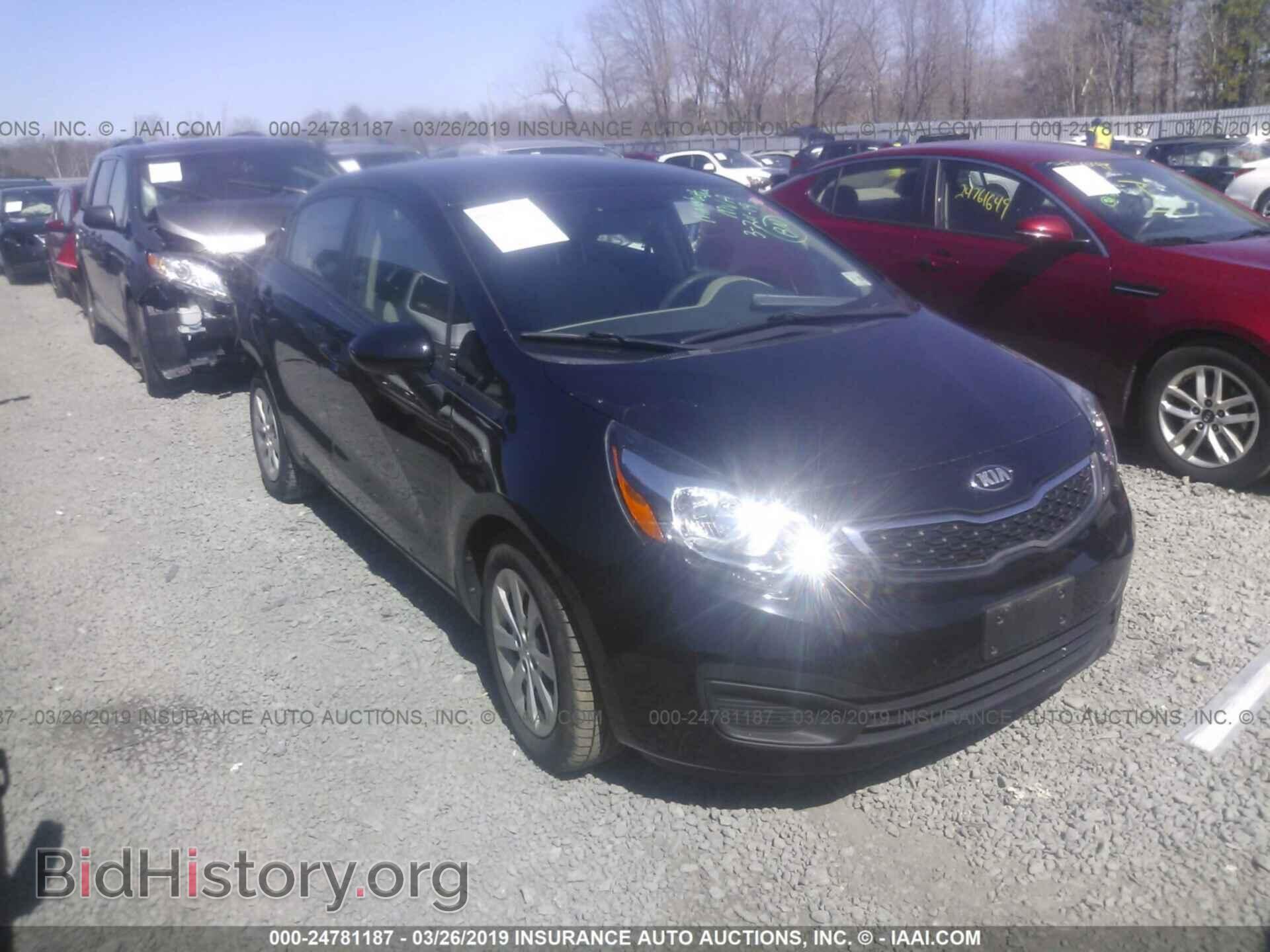 Фотография KNADN4A33E6352204 - KIA RIO 2014