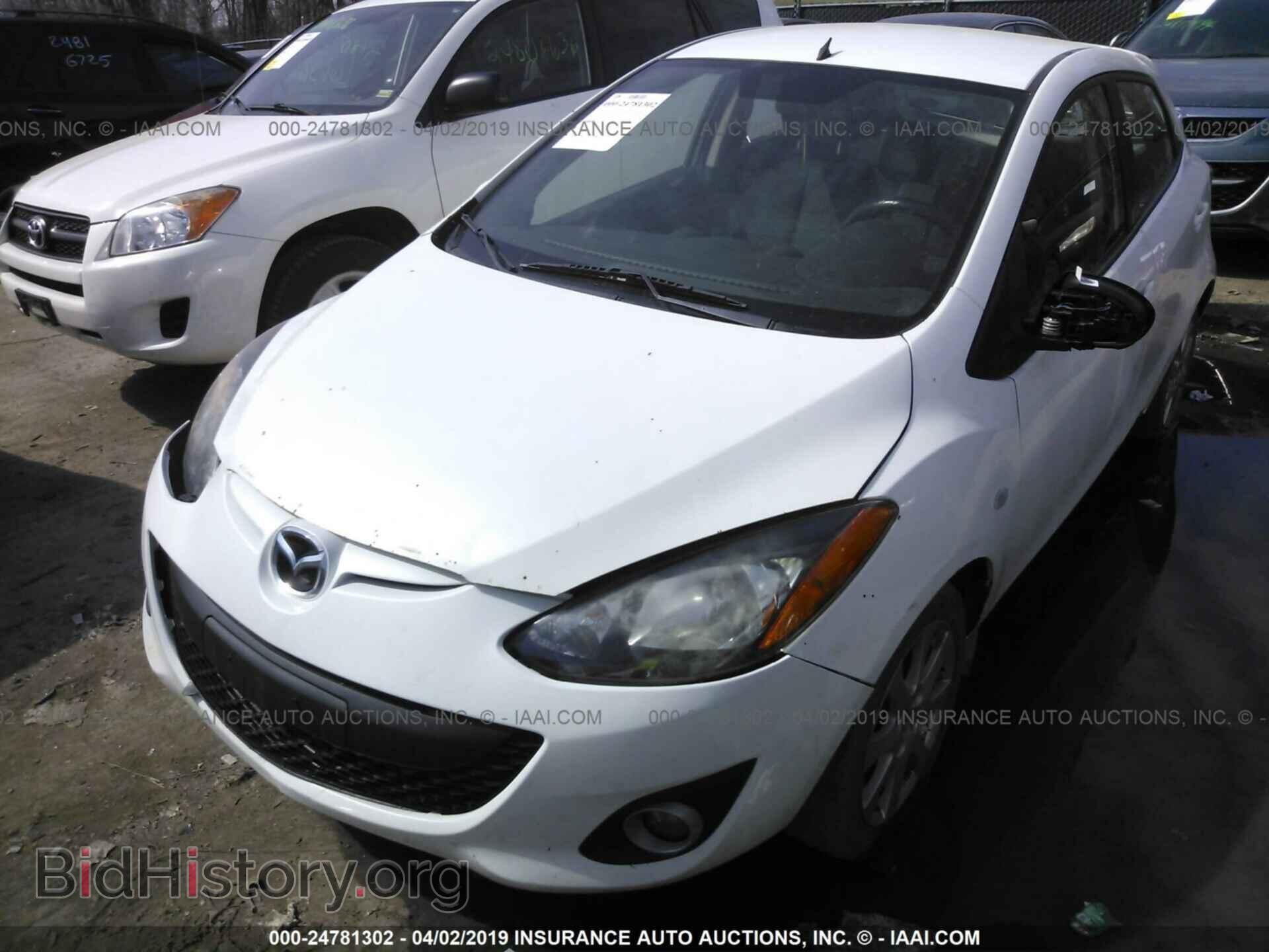 2012 MAZDA MAZDA2 - VIN: JM1DE1LY7C0140108 - Фото 2