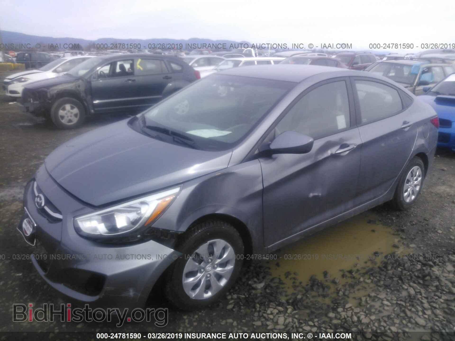 2017 HYUNDAI ACCENT - VIN: KMHCT4AE1HU313242 - Фото 2