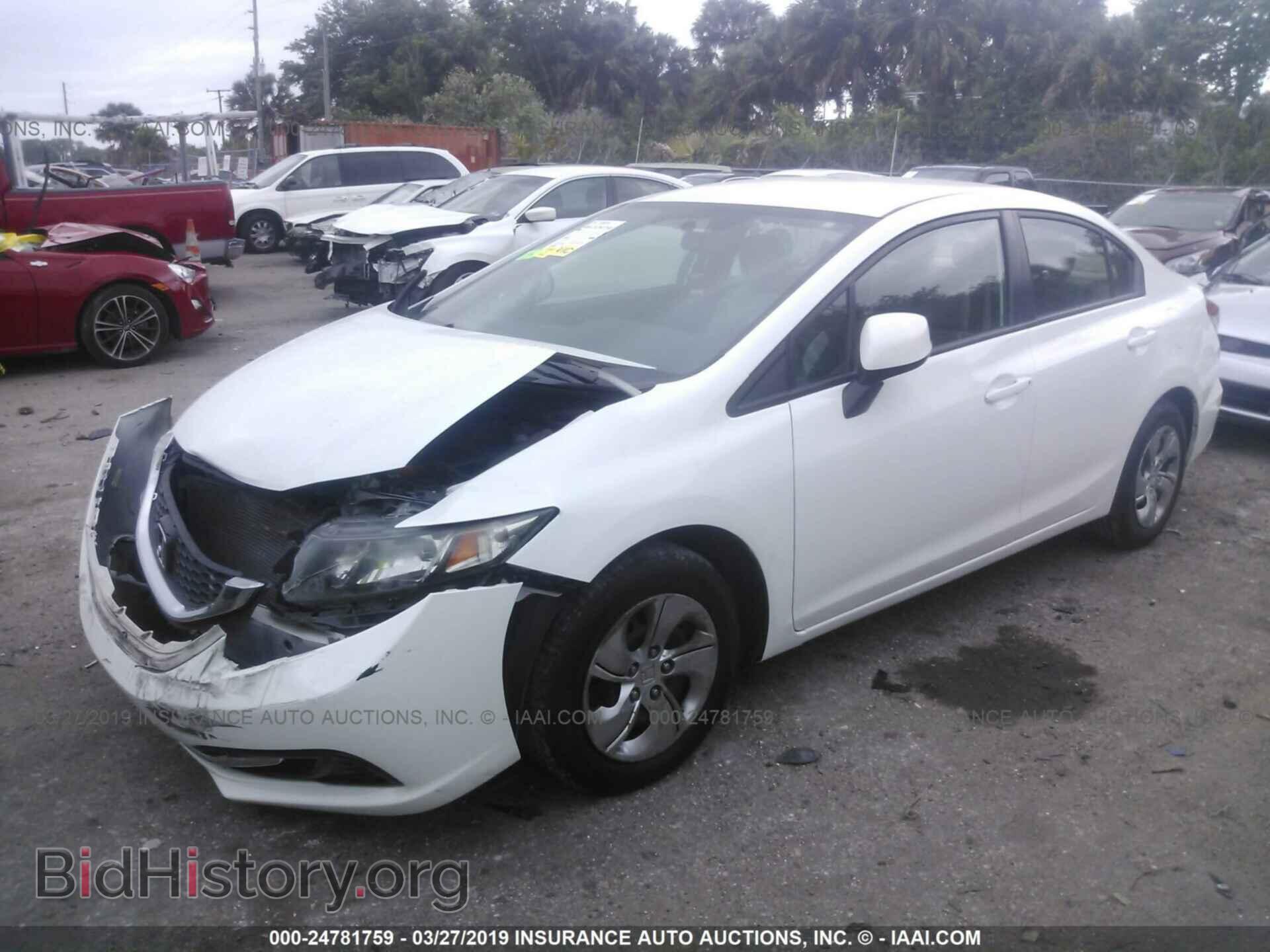 2013 HONDA CIVIC - VIN: 19XFB2F53DE029430 - Фото 2