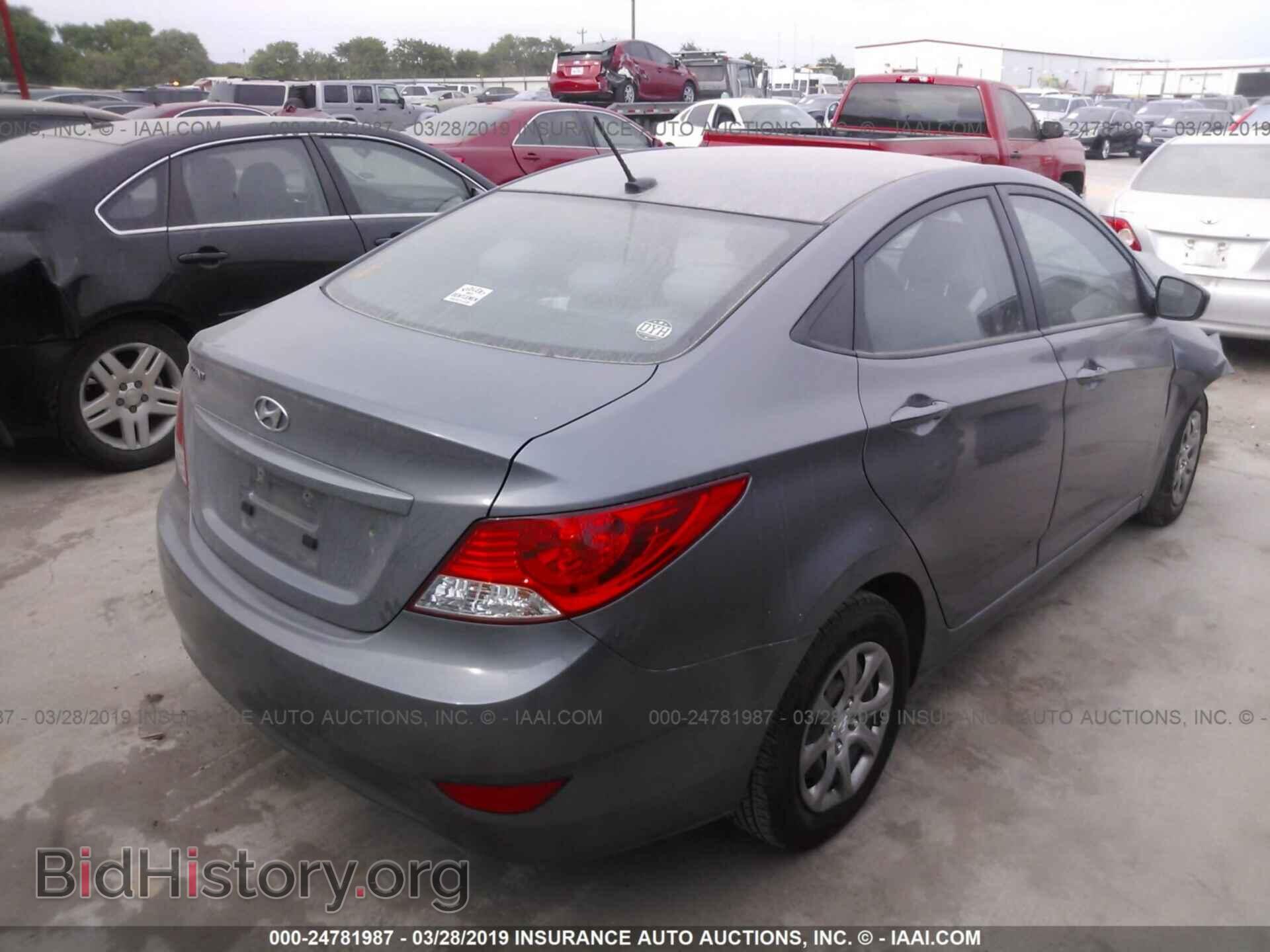 2014 HYUNDAI ACCENT - VIN: KMHCT4AE7EU710580 - Фото 4