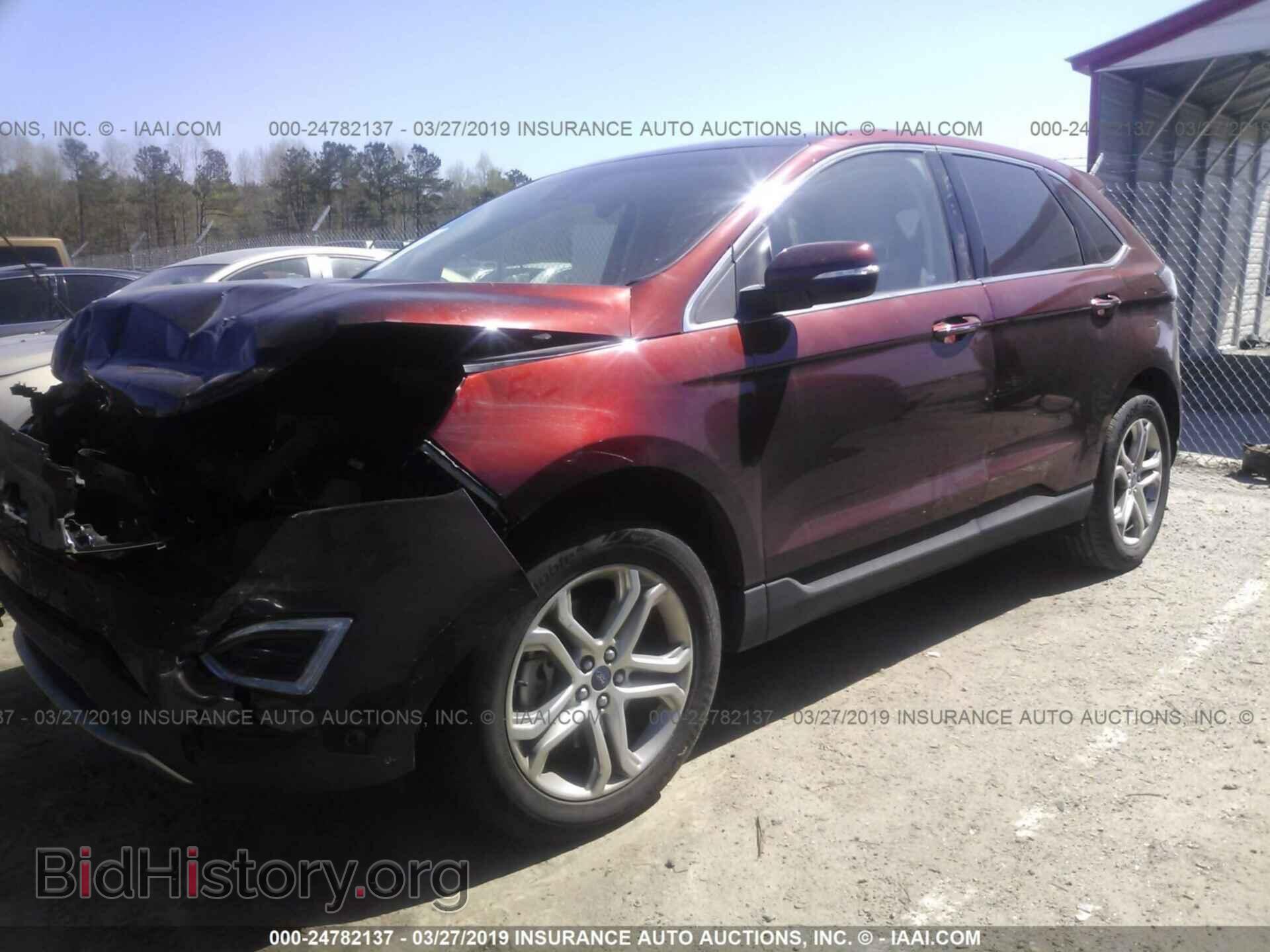 2016 FORD EDGE - VIN: 2FMPK4K82GBB55818 - Фото 2