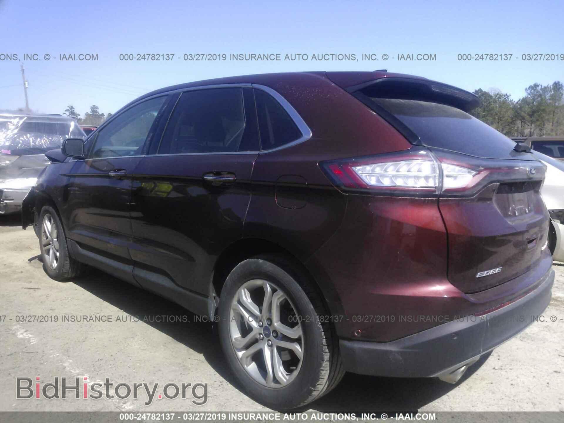 2016 FORD EDGE - VIN: 2FMPK4K82GBB55818 - Фото 3