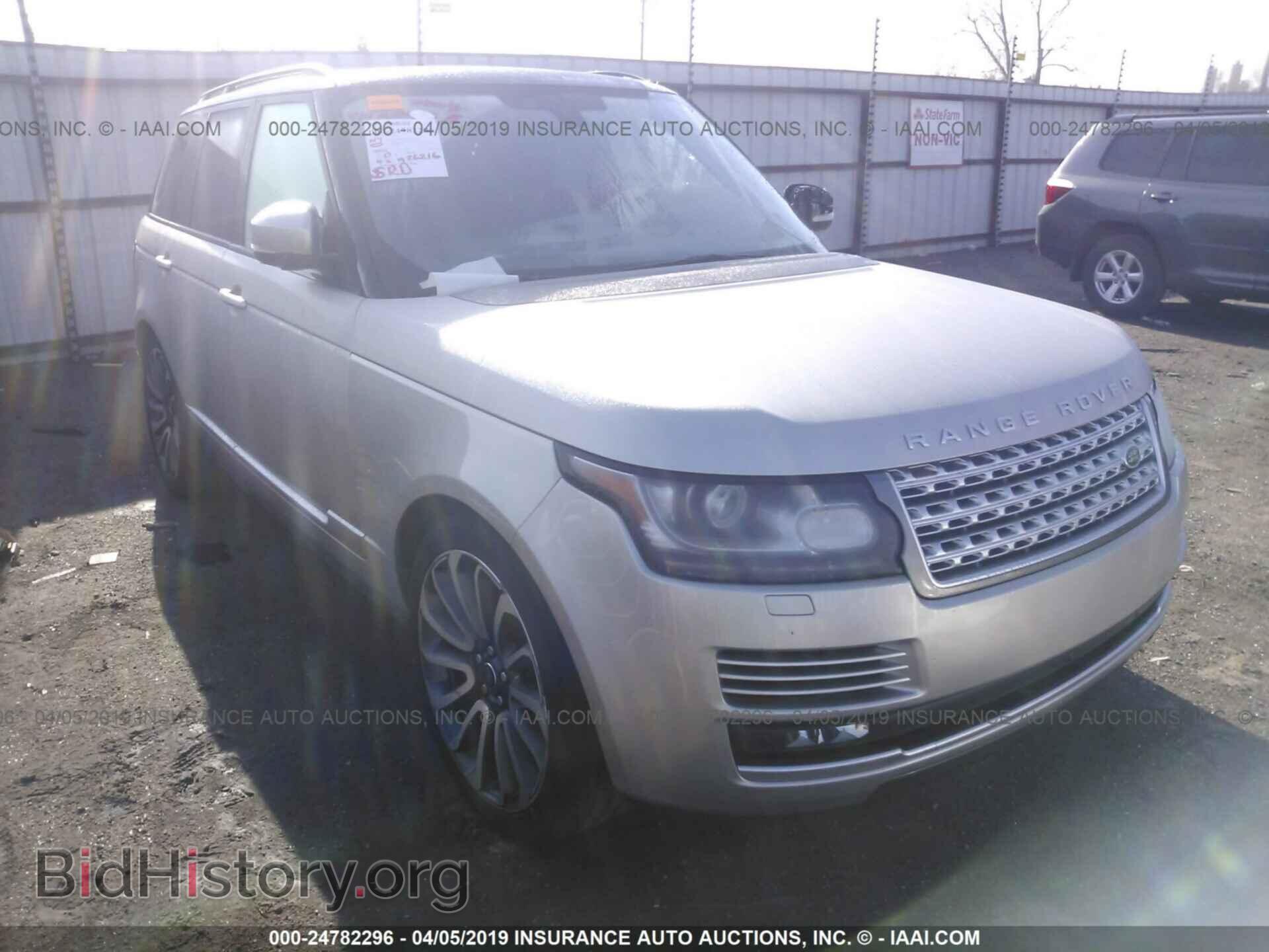 Фотография SALGS2EF2GA287260 - LAND ROVER RANGE ROVER 2016