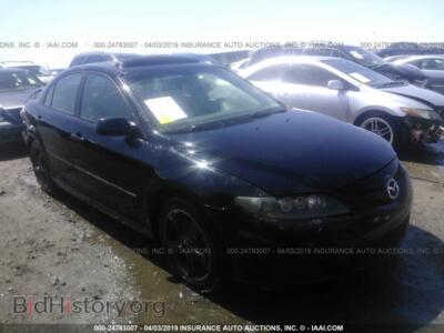 2007 Mazda 6 I, черный — VIN 1YVHP84C275M47146, IAAI