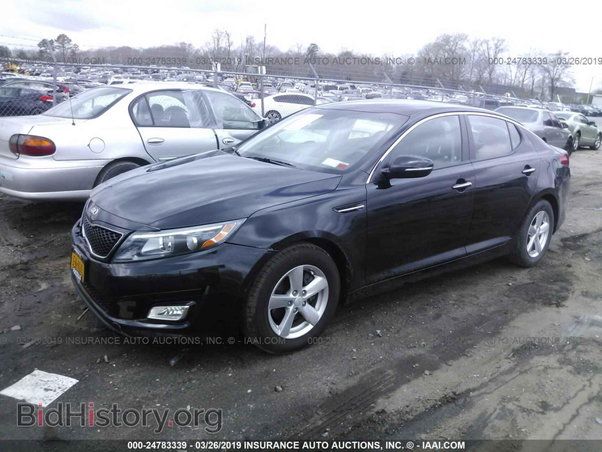 2015 KIA OPTIMA - VIN: KNAGM4A73F5665103 - Фото 2