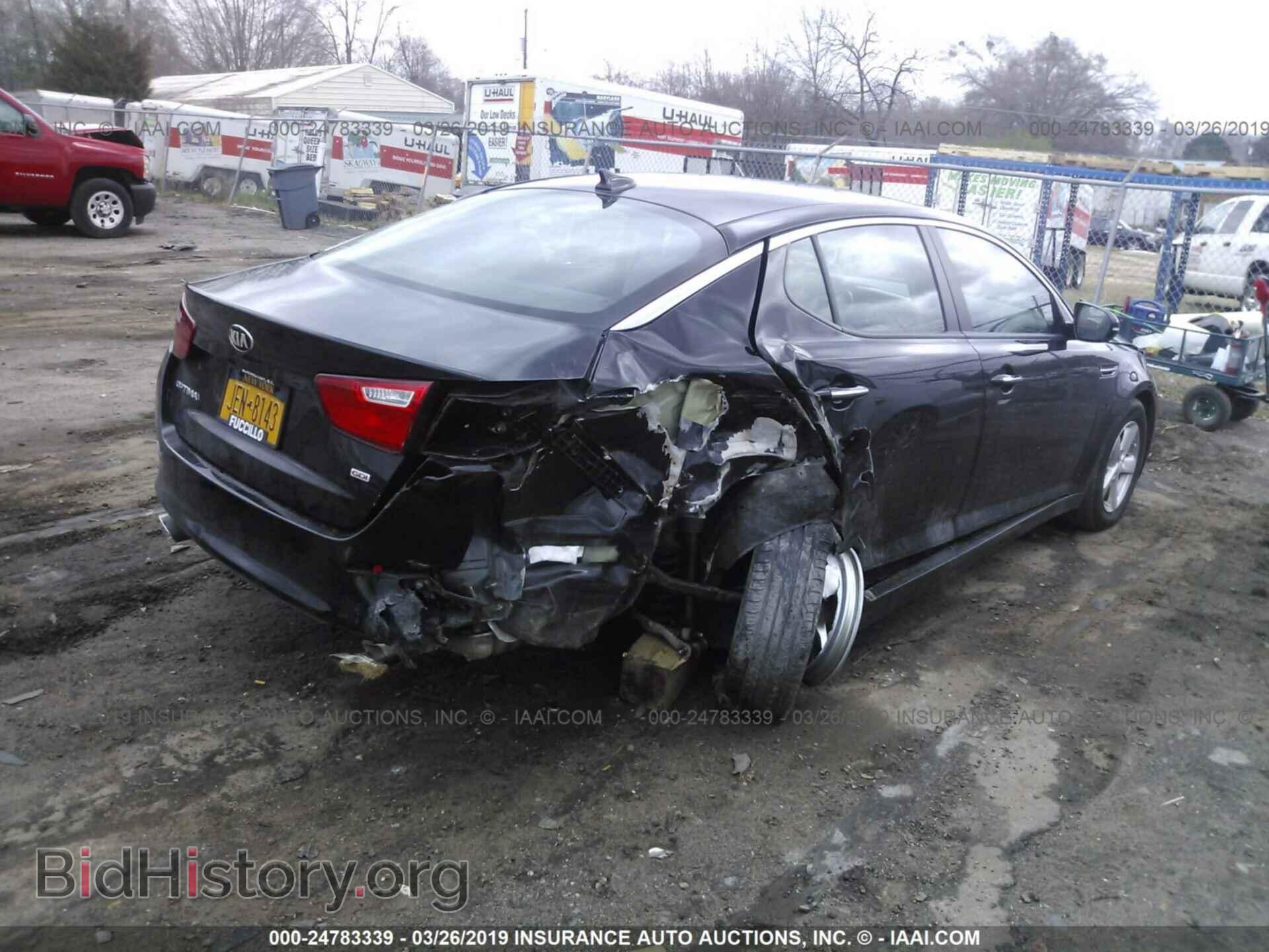 2015 KIA OPTIMA - VIN: KNAGM4A73F5665103 - Фото 4