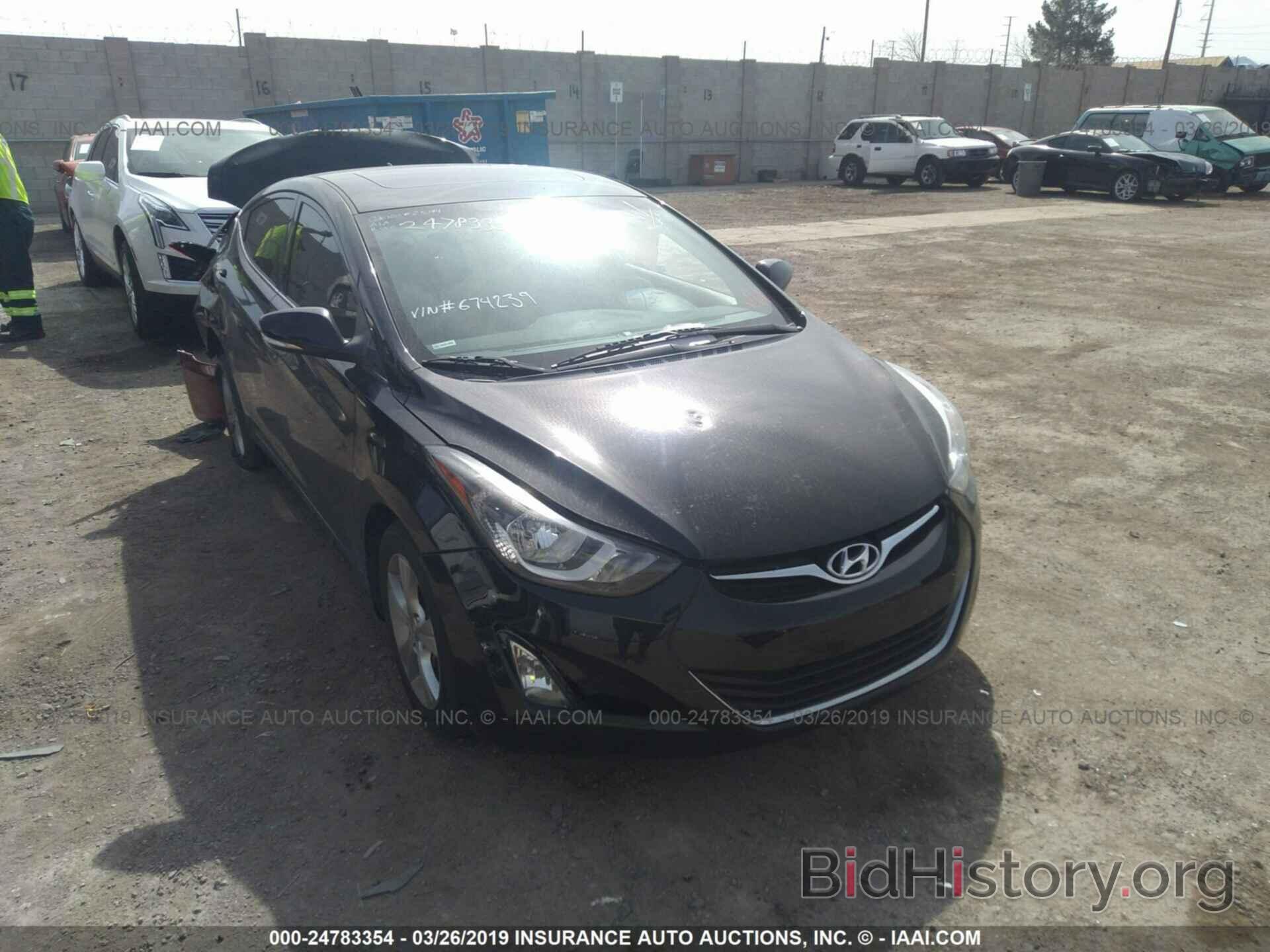 Photo 5NPDH4AE4GH674239 - HYUNDAI ELANTRA 2016