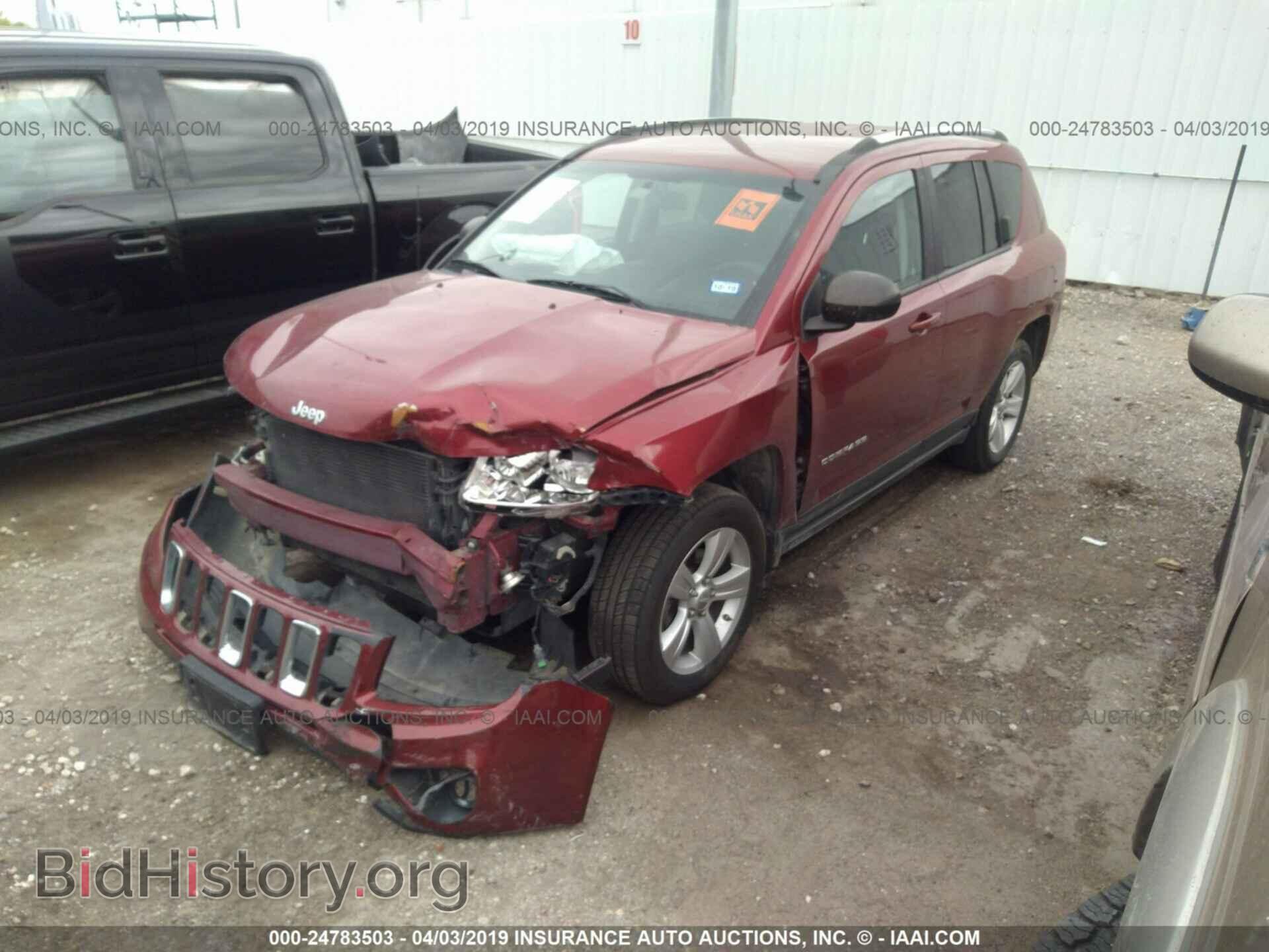2012 JEEP COMPASS - VIN: 1C4NJCBB2CD525996 - Фото 2