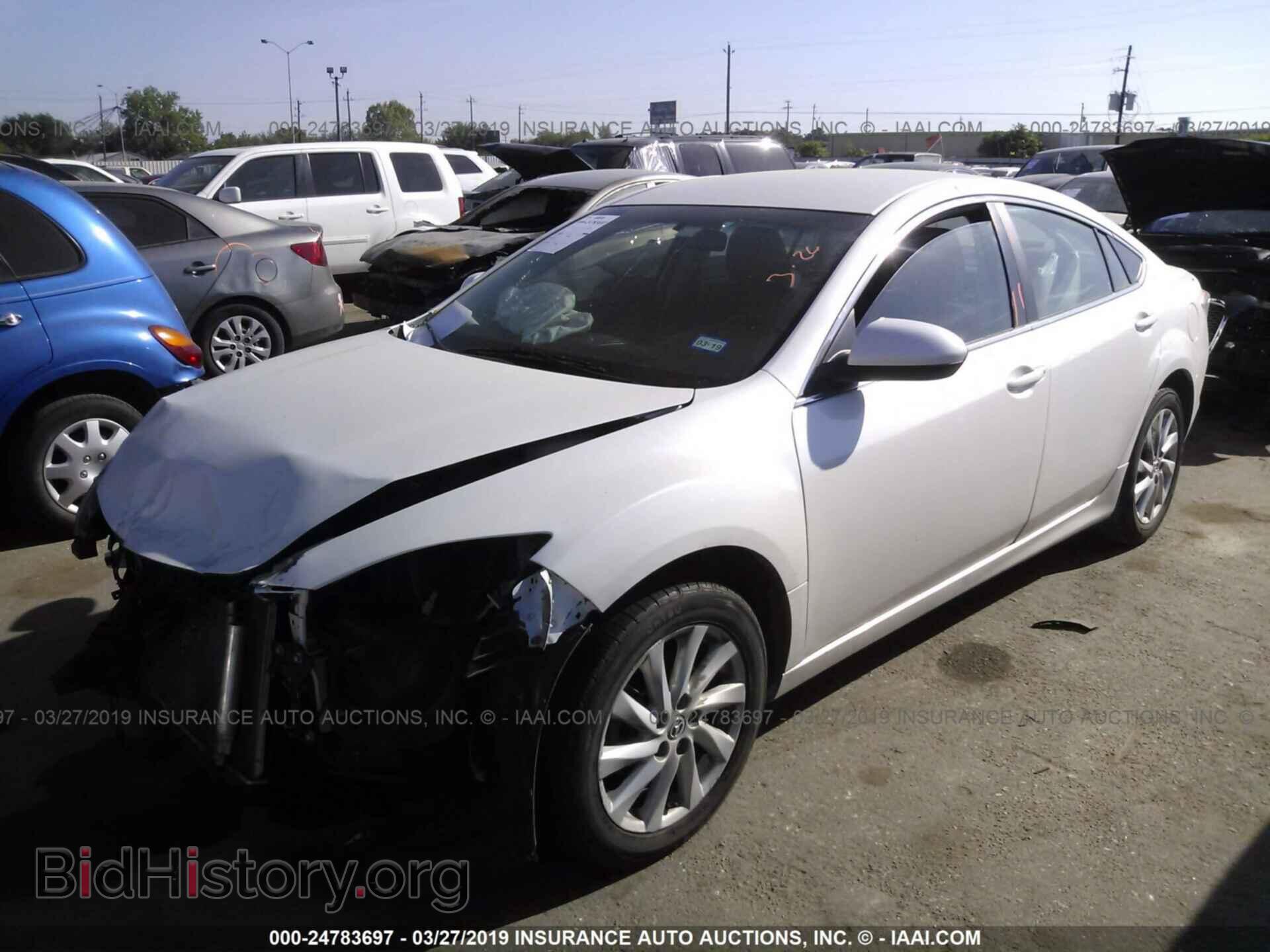 2012 MAZDA 6 - VIN: 1YVHZ8DH5C5M29224 - Фото 2