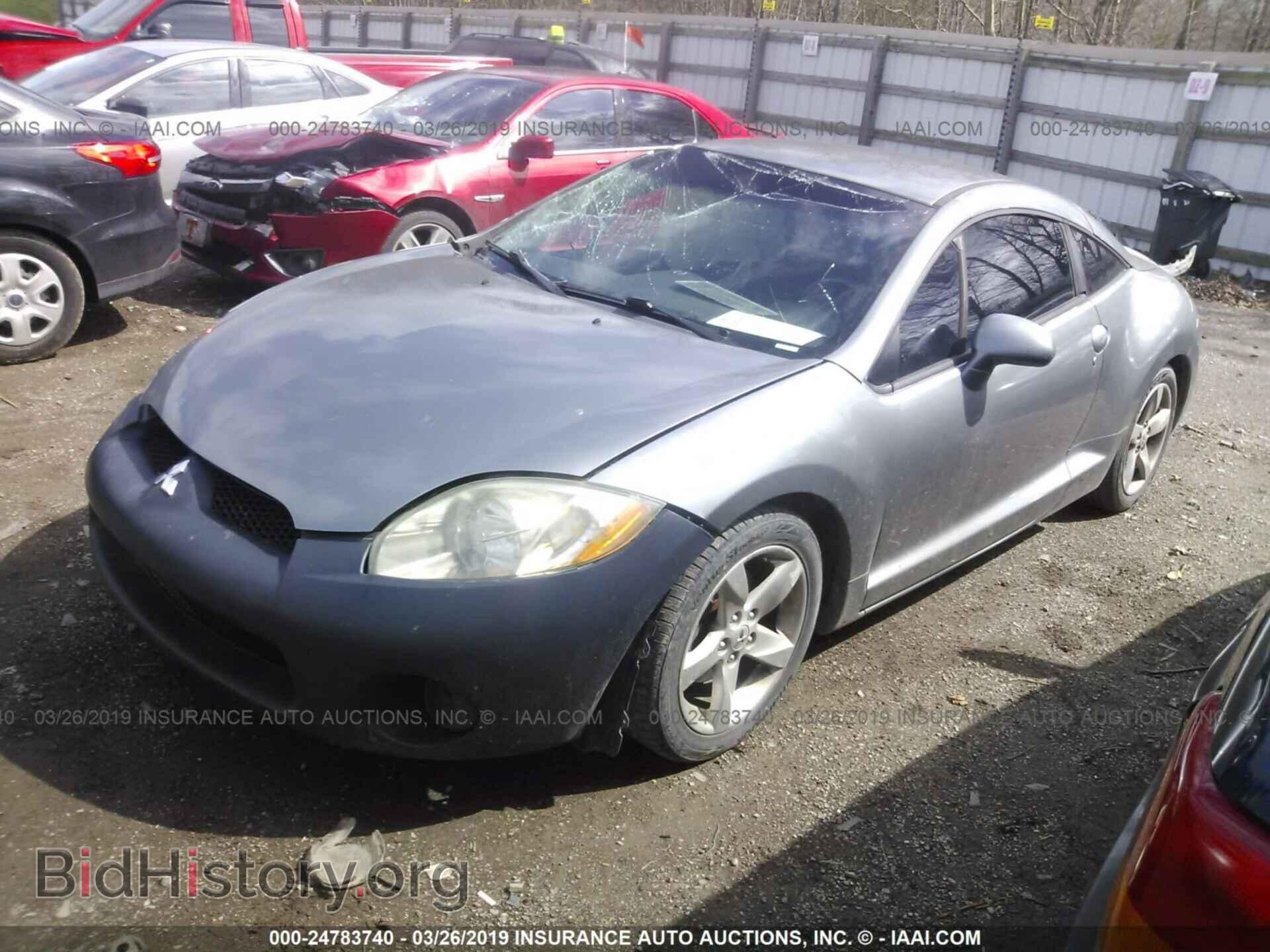 2007 MITSUBISHI ECLIPSE - VIN: 4A3AK24F77E002184 - Фото 2