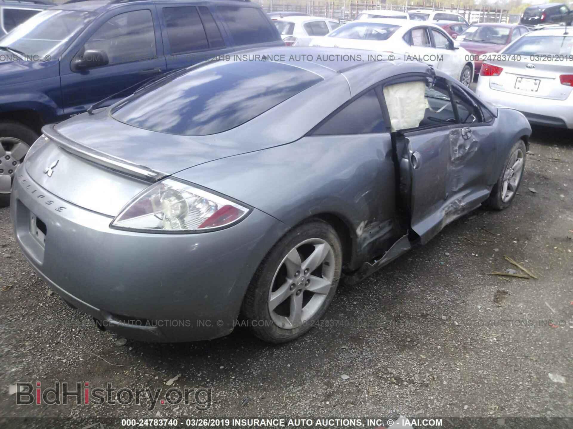 2007 MITSUBISHI ECLIPSE - VIN: 4A3AK24F77E002184 - Фото 4